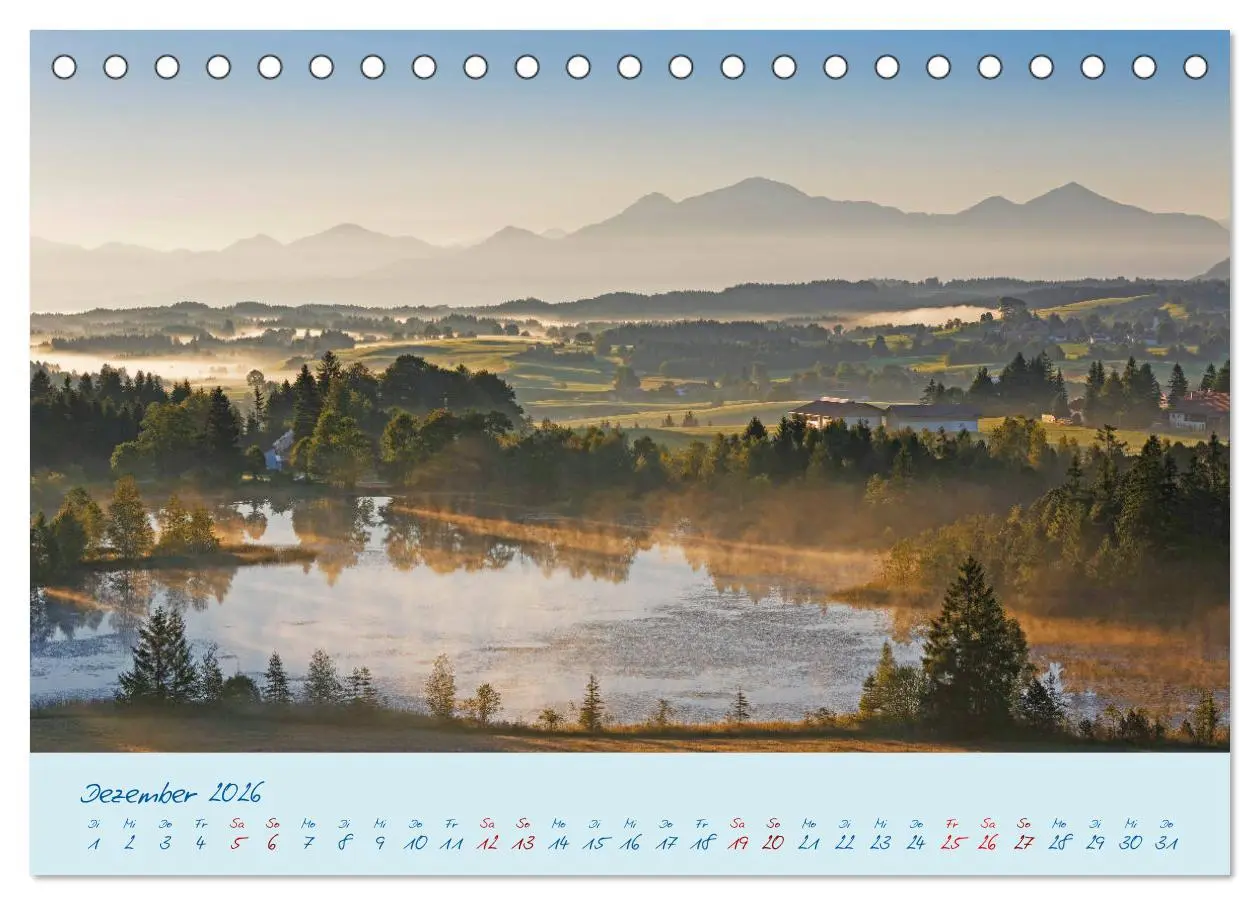 Bild: 9783457754962 | Die Seen Oberbayerns Juwelen der Natur (Tischkalender 2026 DIN A5...