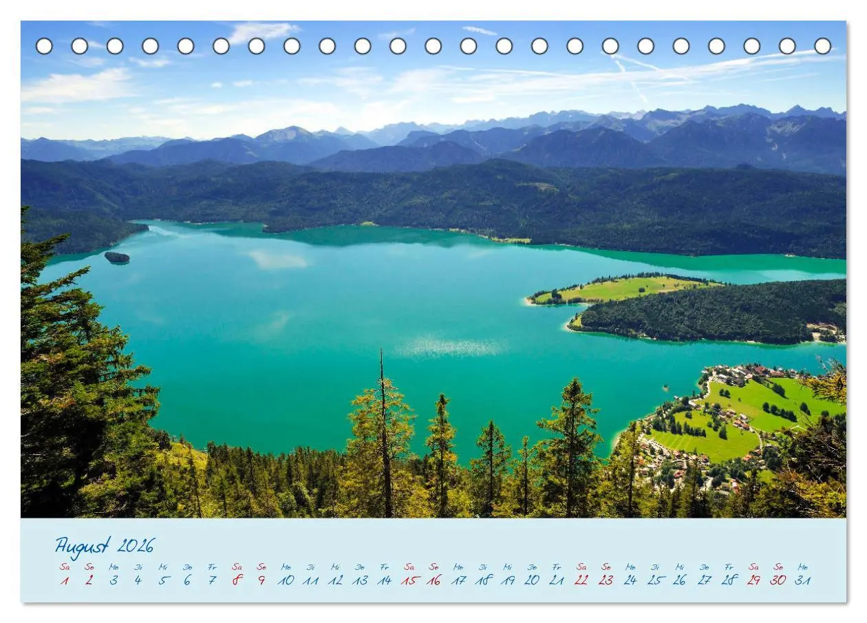 Bild: 9783457754962 | Die Seen Oberbayerns Juwelen der Natur (Tischkalender 2026 DIN A5...