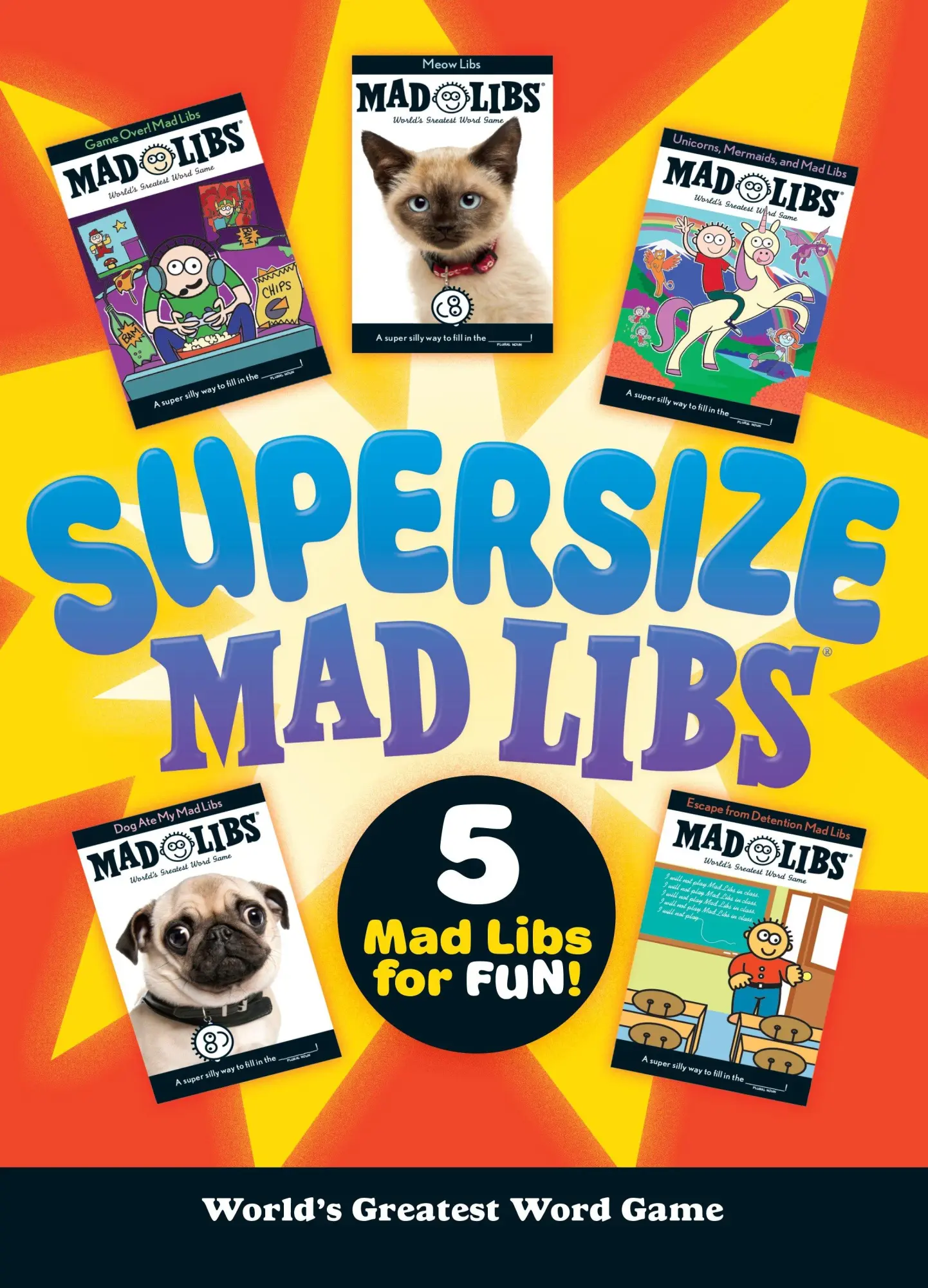 Cover: 9781524785062 | Supersize Mad Libs | Over 100 Stories in One! | Mad Libs | Taschenbuch