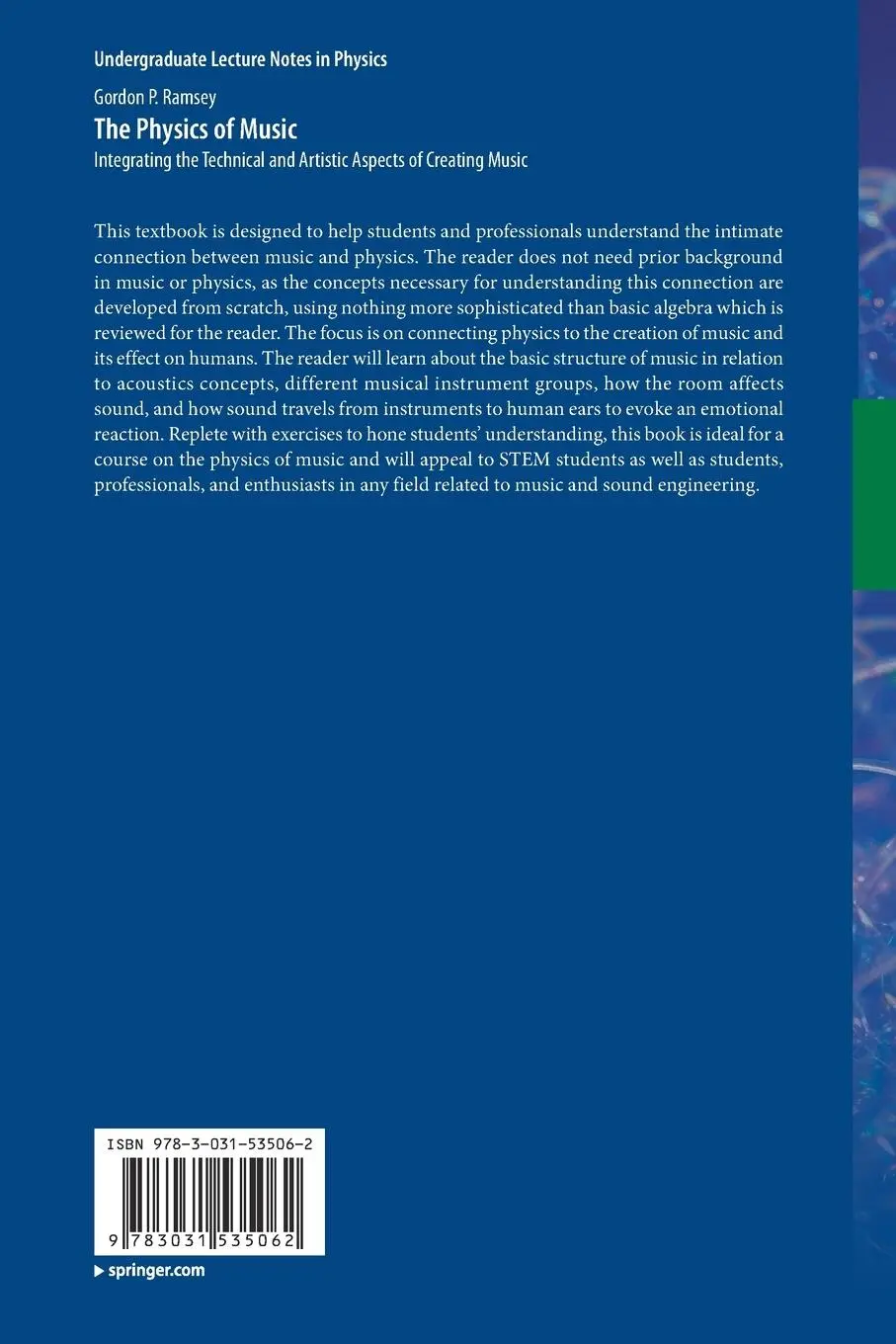 Rückseite: 9783031535062 | The Physics of Music | Gordon P. Ramsey | Taschenbuch | xix | Englisch