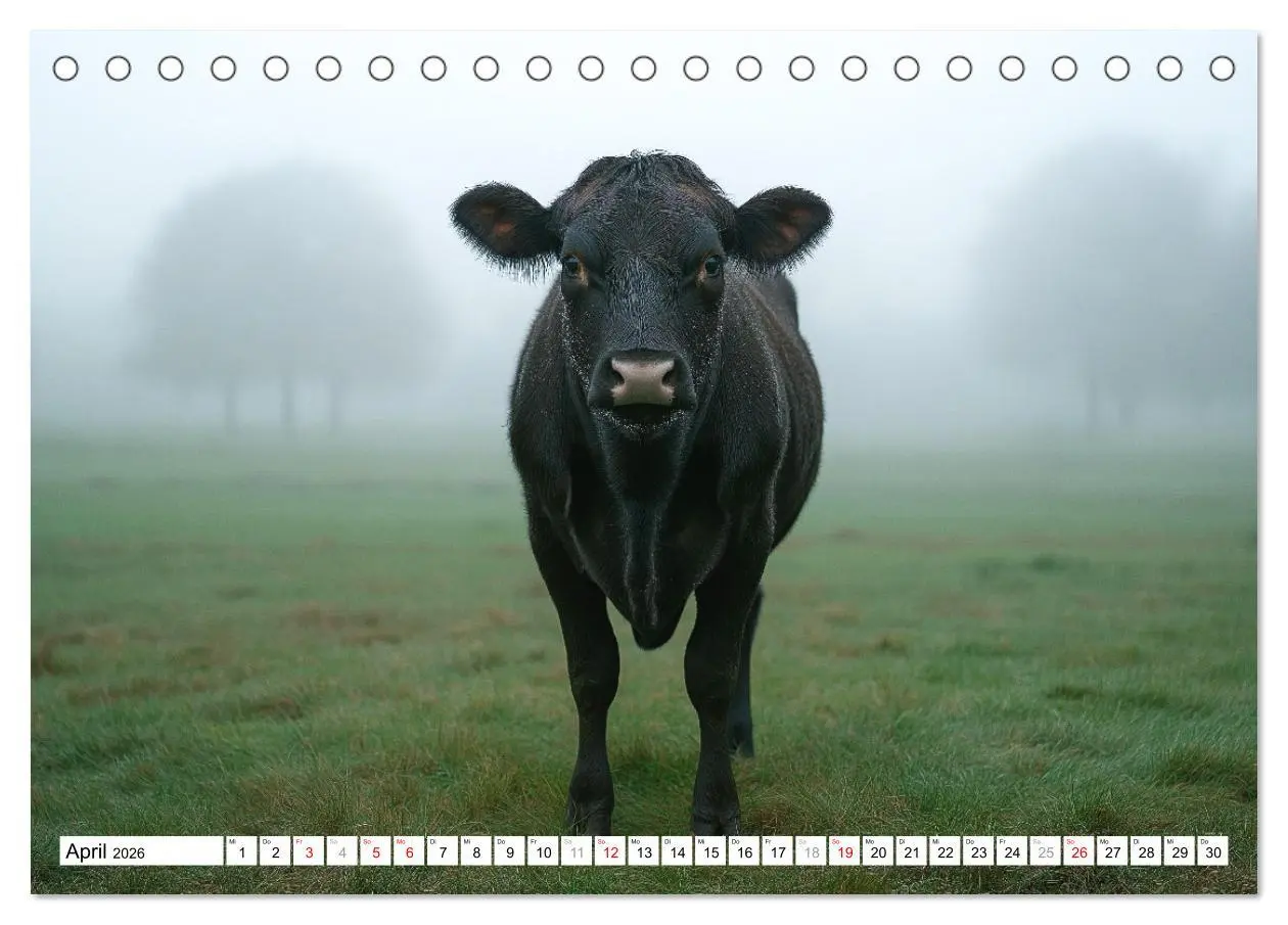 Bild: 9783457335062 | KÜHE AUF DER ALM - Der Kalender aus Bayern (Tischkalender 2026 DIN...