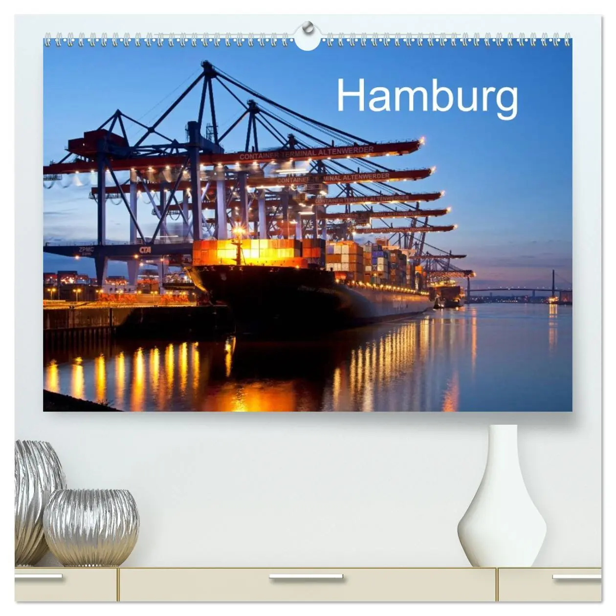Cover: 9783516115062 | Hamburg (hochwertiger Premium Wandkalender 2026 DIN A2 quer),...