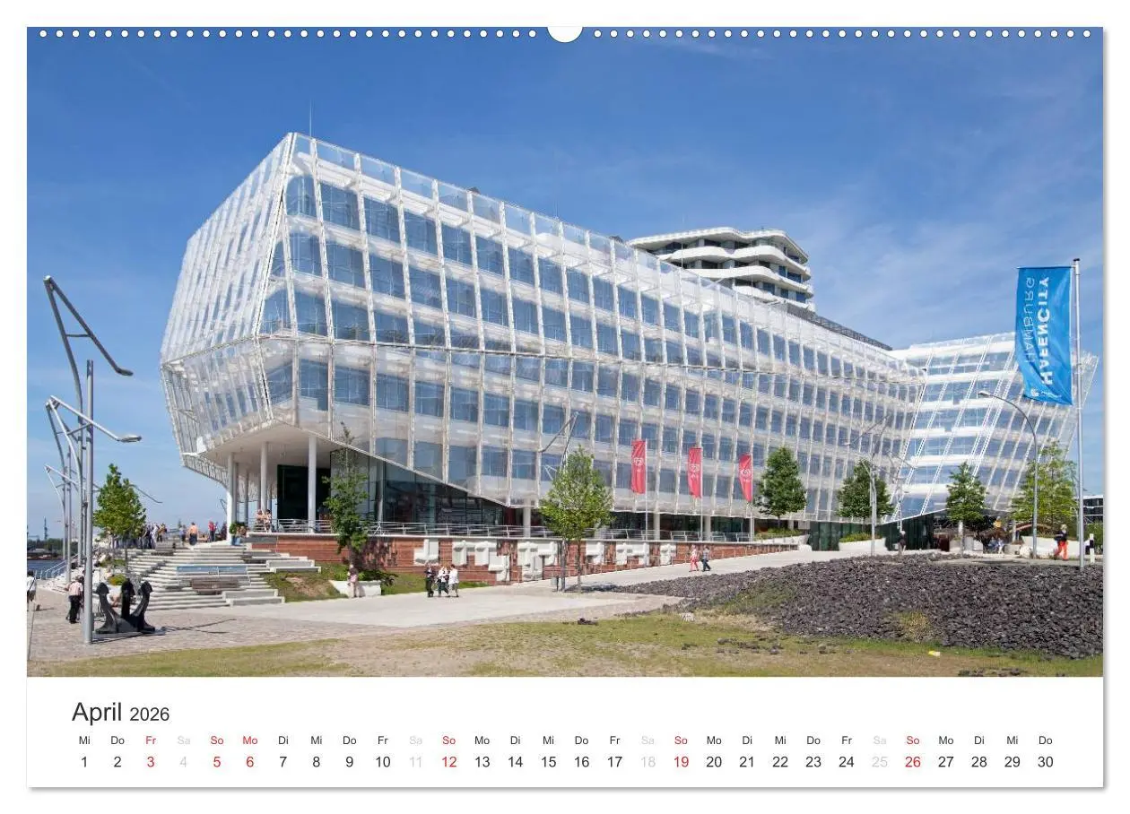 Bild: 9783516115062 | Hamburg (hochwertiger Premium Wandkalender 2026 DIN A2 quer),...