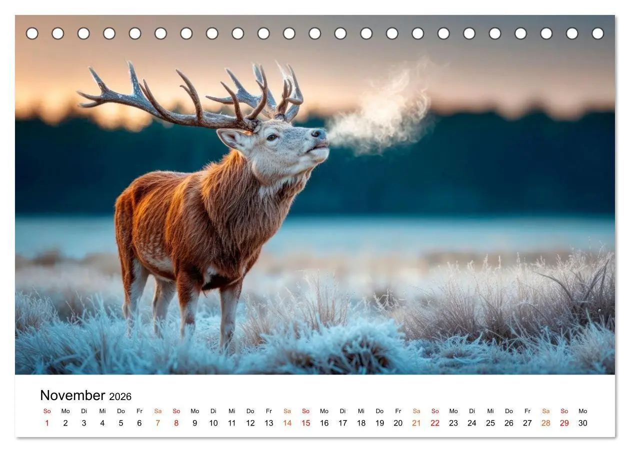 Bild: 9783516735062 | Tiere in ihrer Welt (Tischkalender 2026 DIN A5 quer), CALVENDO...