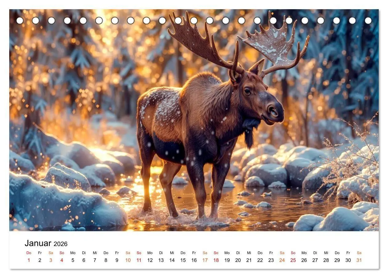 Bild: 9783516735062 | Tiere in ihrer Welt (Tischkalender 2026 DIN A5 quer), CALVENDO...