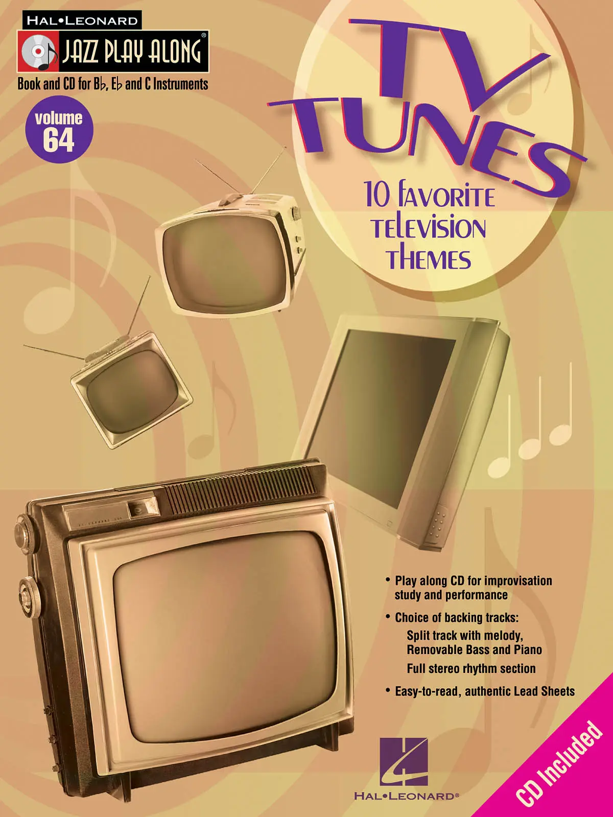 Cover: 884088085162 | TV Tunes | Jazz Play-Along Volume 64 | Jazz Play Along | Buch + CD