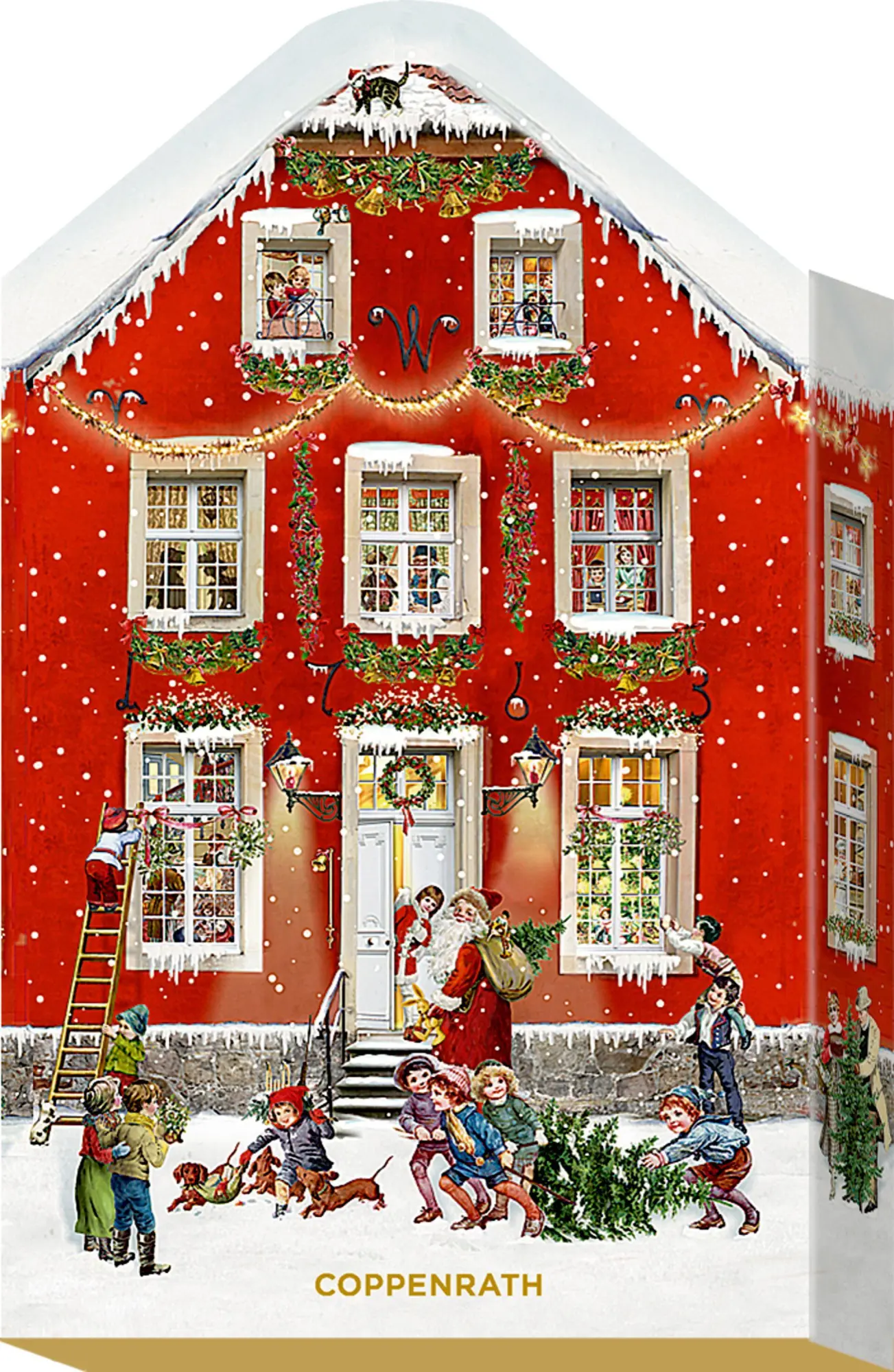 Bild: 4050003955162 | Adventskalender-Schachtel - Mein kleines Weihnachtshaus | Barbara Behr