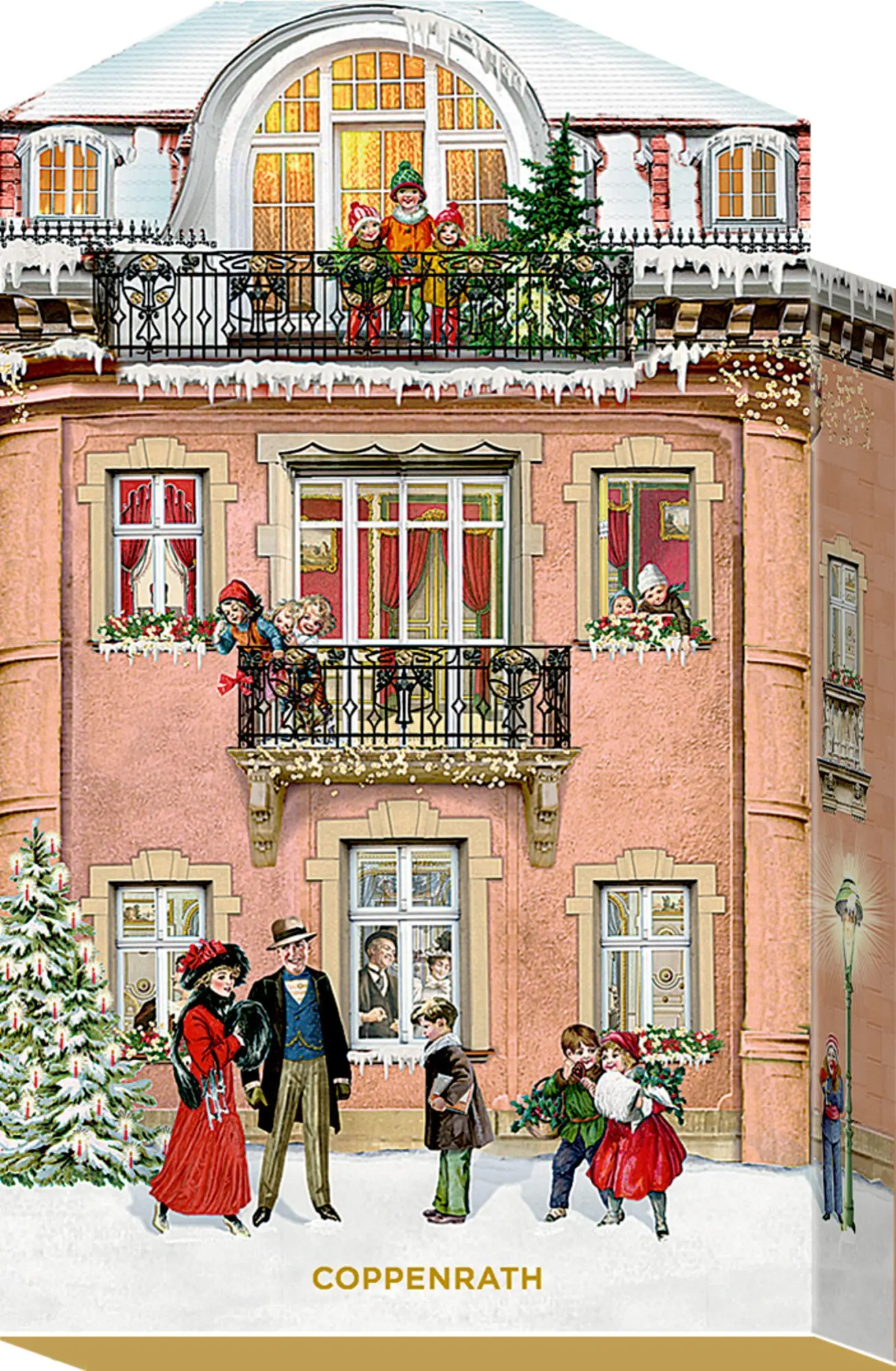 Bild: 4050003955162 | Adventskalender-Schachtel - Mein kleines Weihnachtshaus | Barbara Behr
