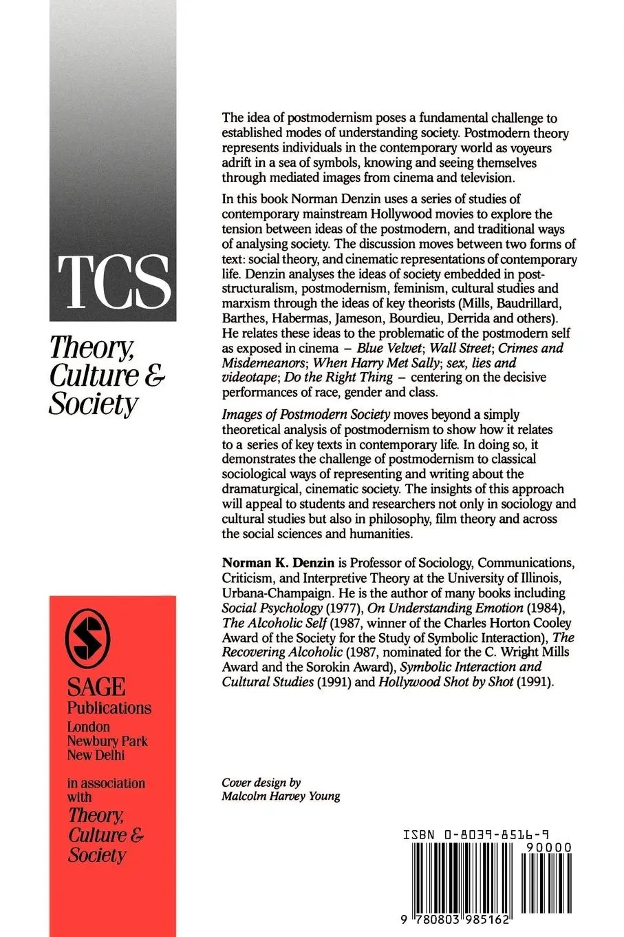Rückseite: 9780803985162 | Images of Postmodern Society | Social Theory and Contemporary Cinema