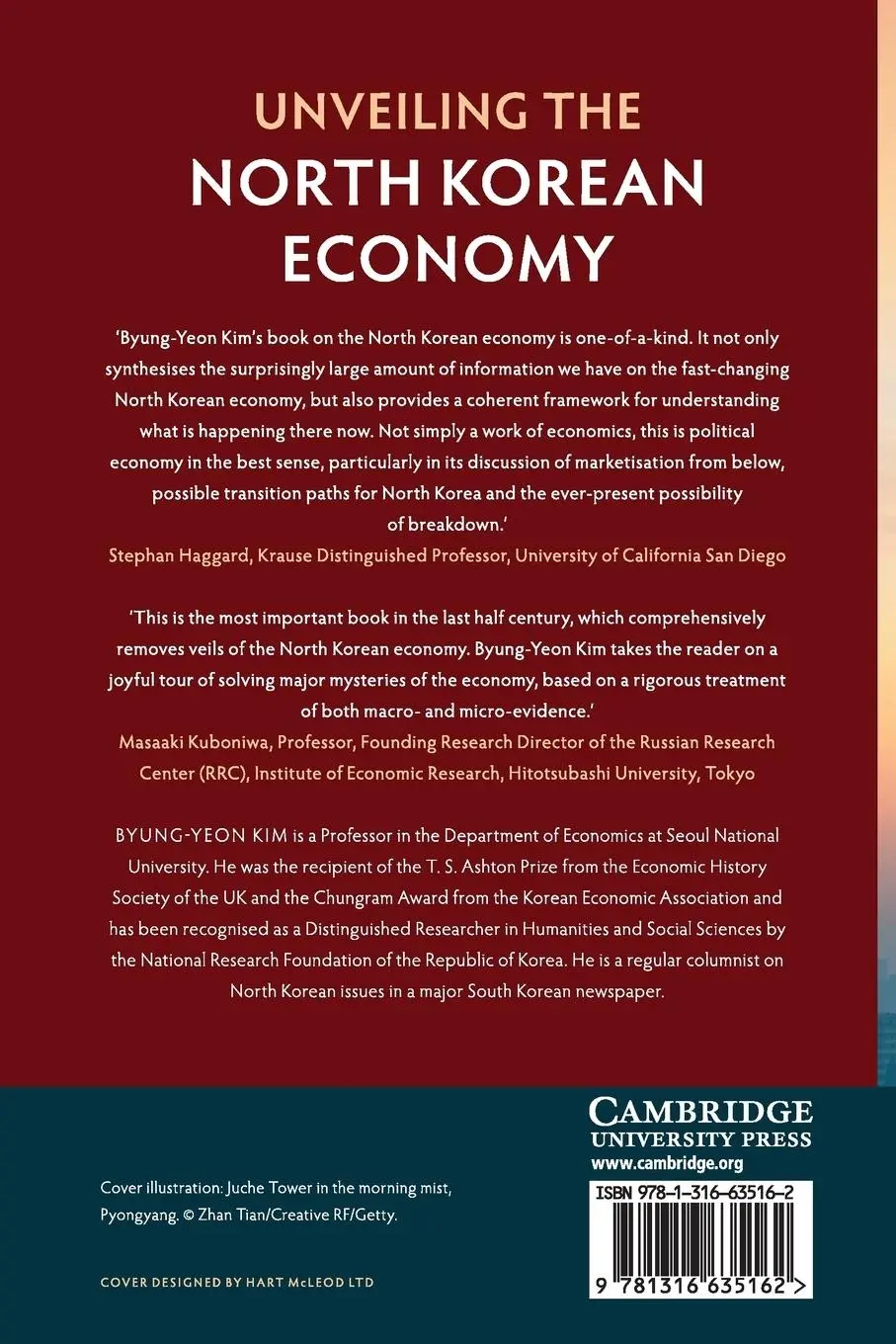 Rückseite: 9781316635162 | Unveiling the North Korean Economy | Byung-Yeon Kim | Taschenbuch