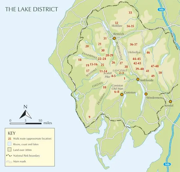 Bild: 9781852845162 | Great Mountain Days in the Lake District | 50 Great Routes | Richards
