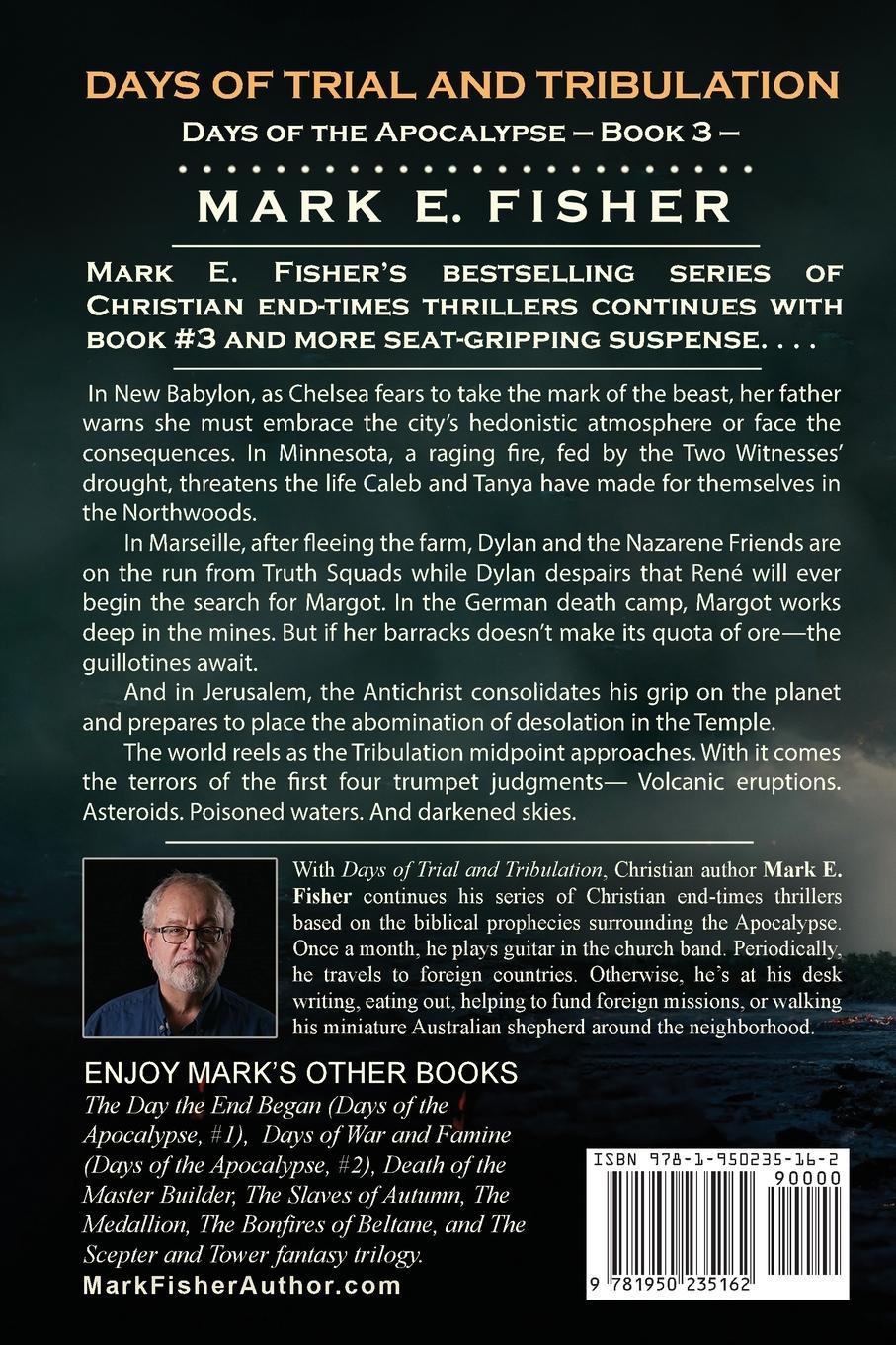 Rückseite: 9781950235162 | Days of Trial and Tribulation | Days of the Apocalypse, #3 | Fisher
