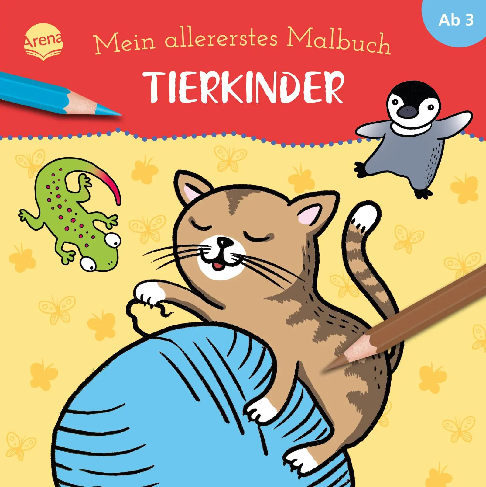 Cover: 9783401715162 | Mein allererstes Malbuch. Tierkinder | Lydia Keßner | Taschenbuch