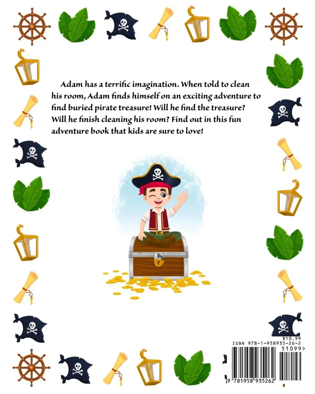 Rückseite: 9781958935262 | Adam the Adventurer and the Pirate Treasure | That One Guy | Buch