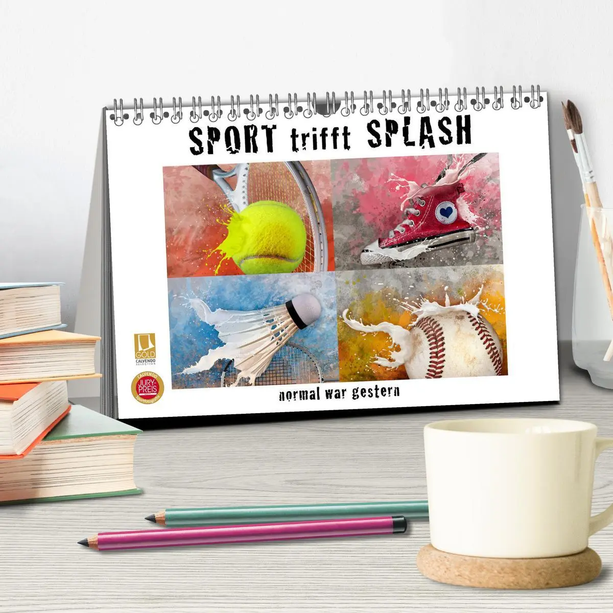 Bild: 9783457795262 | SPORT trifft SPLASH - normal war gestern (Tischkalender 2026 DIN A5...