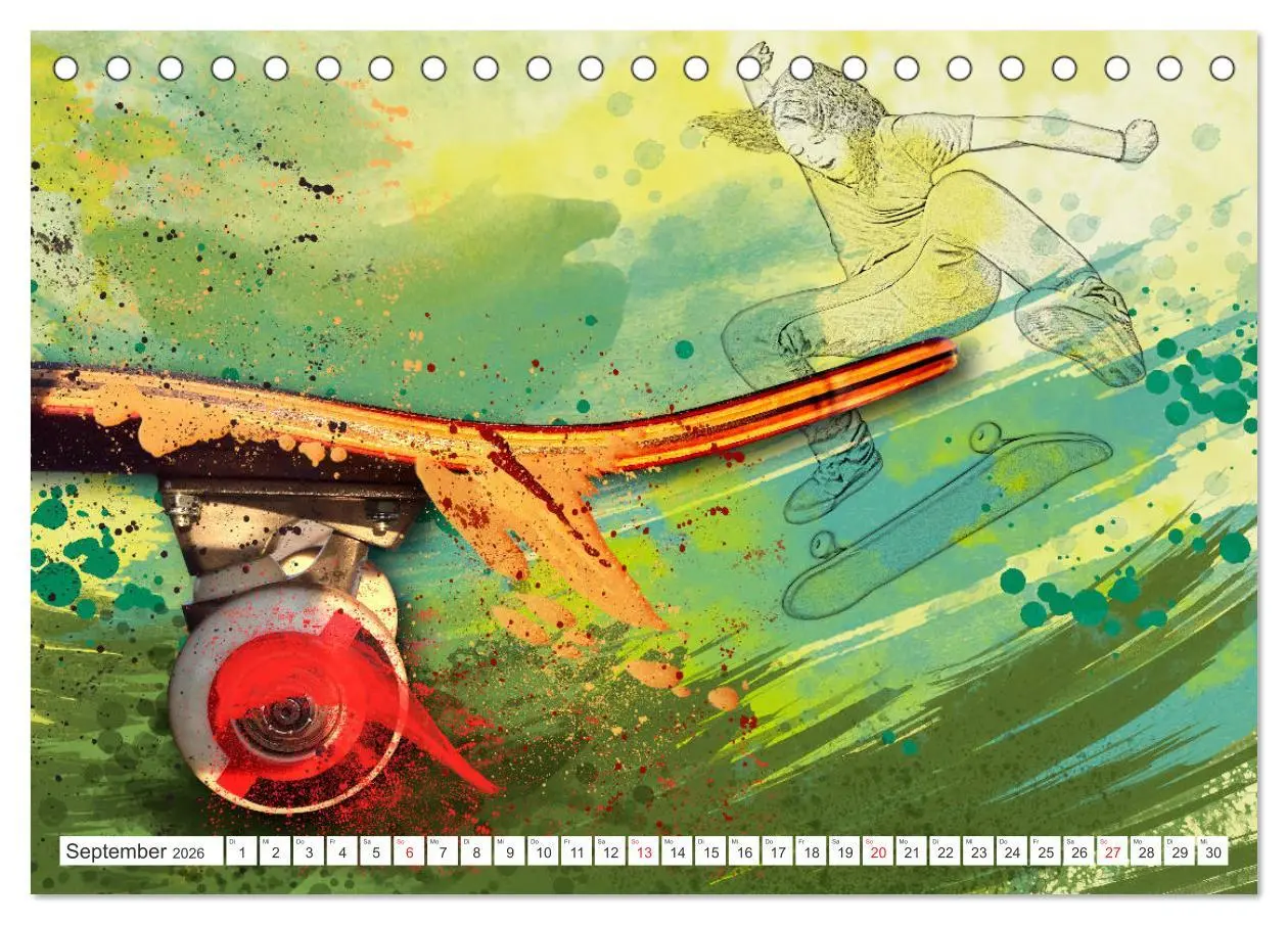 Bild: 9783457795262 | SPORT trifft SPLASH - normal war gestern (Tischkalender 2026 DIN A5...