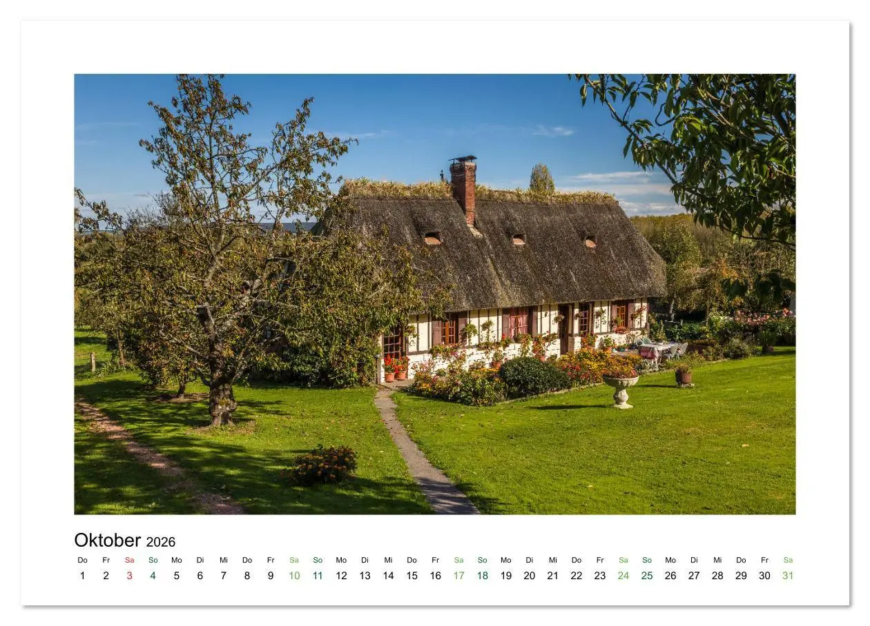 Bild: 9783516025262 | Landhäuser mit Charme (Wandkalender 2026 DIN A3 quer), CALVENDO...
