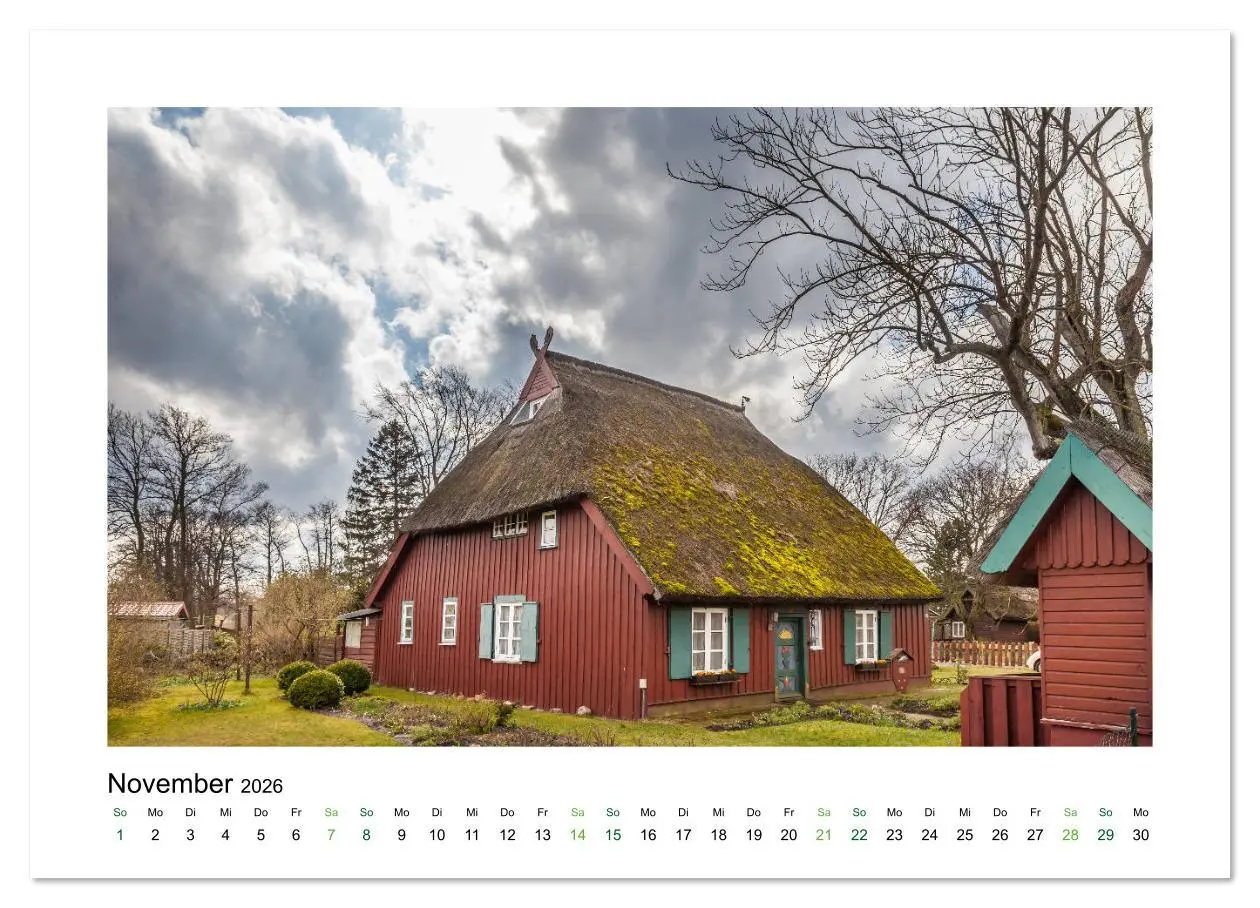Bild: 9783516025262 | Landhäuser mit Charme (Wandkalender 2026 DIN A3 quer), CALVENDO...