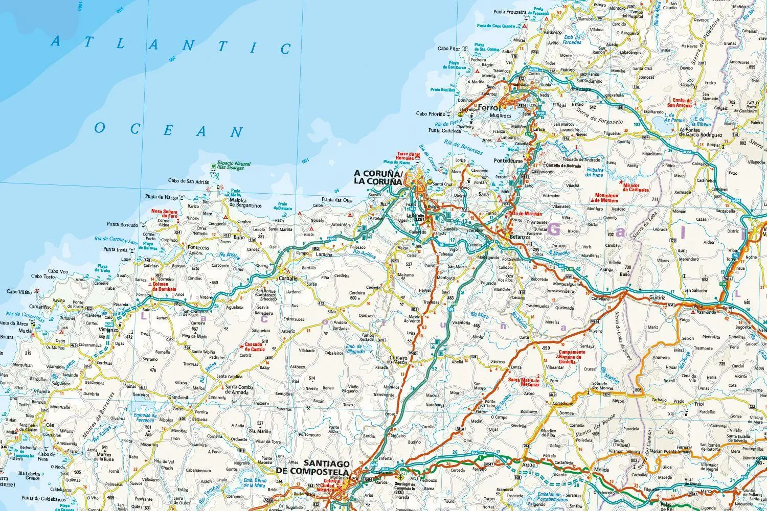 Bild: 9783831775262 | Reise Know-How Landkarte Nordspanien mit Jakobsweg Northern Spain...