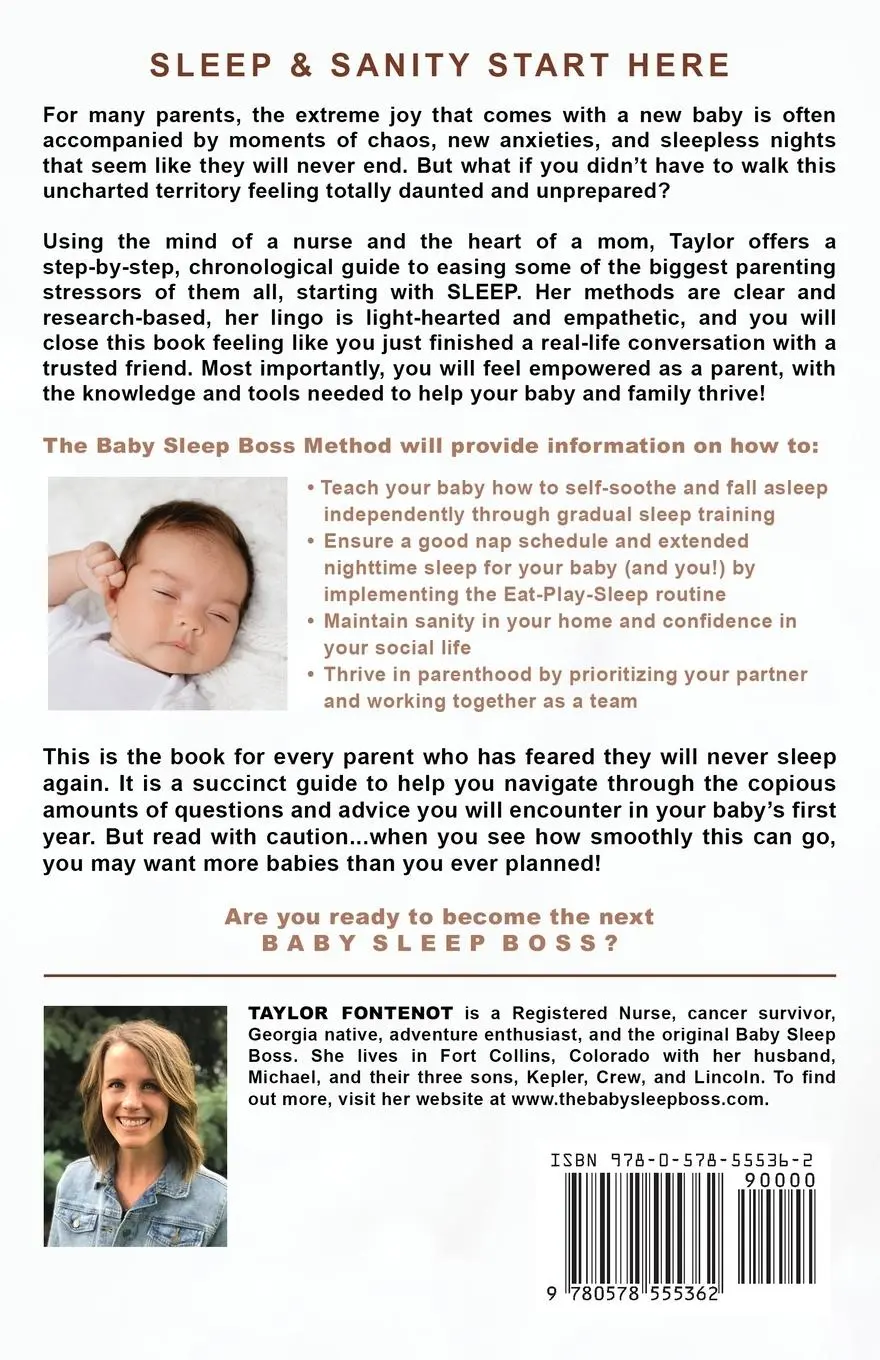 Rückseite: 9780578555362 | Becoming the Next BABY SLEEP BOSS | Taylor Fontenot | Taschenbuch