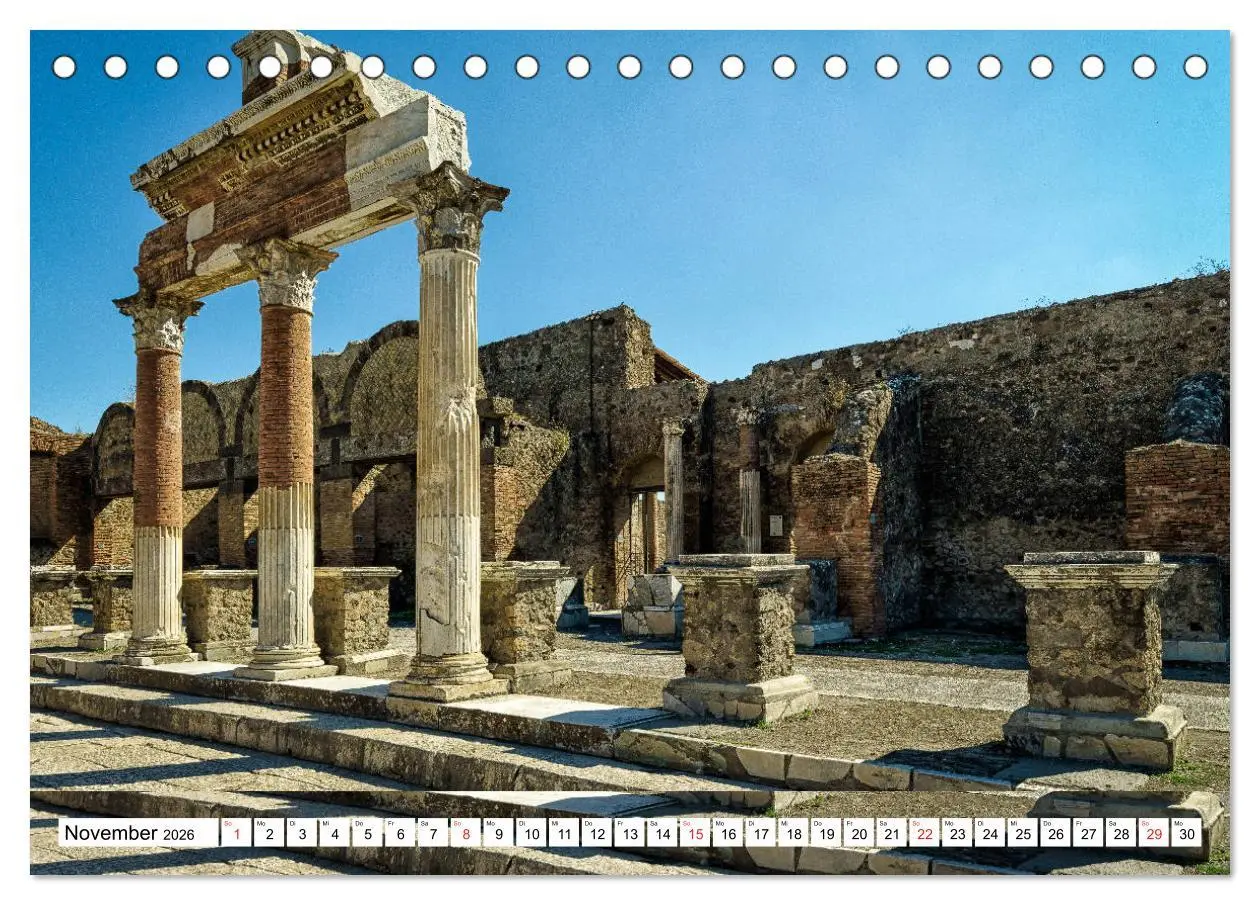 Bild: 9783457925362 | Versteinerte Stadt Pompeji (Tischkalender 2026 DIN A5 quer),...