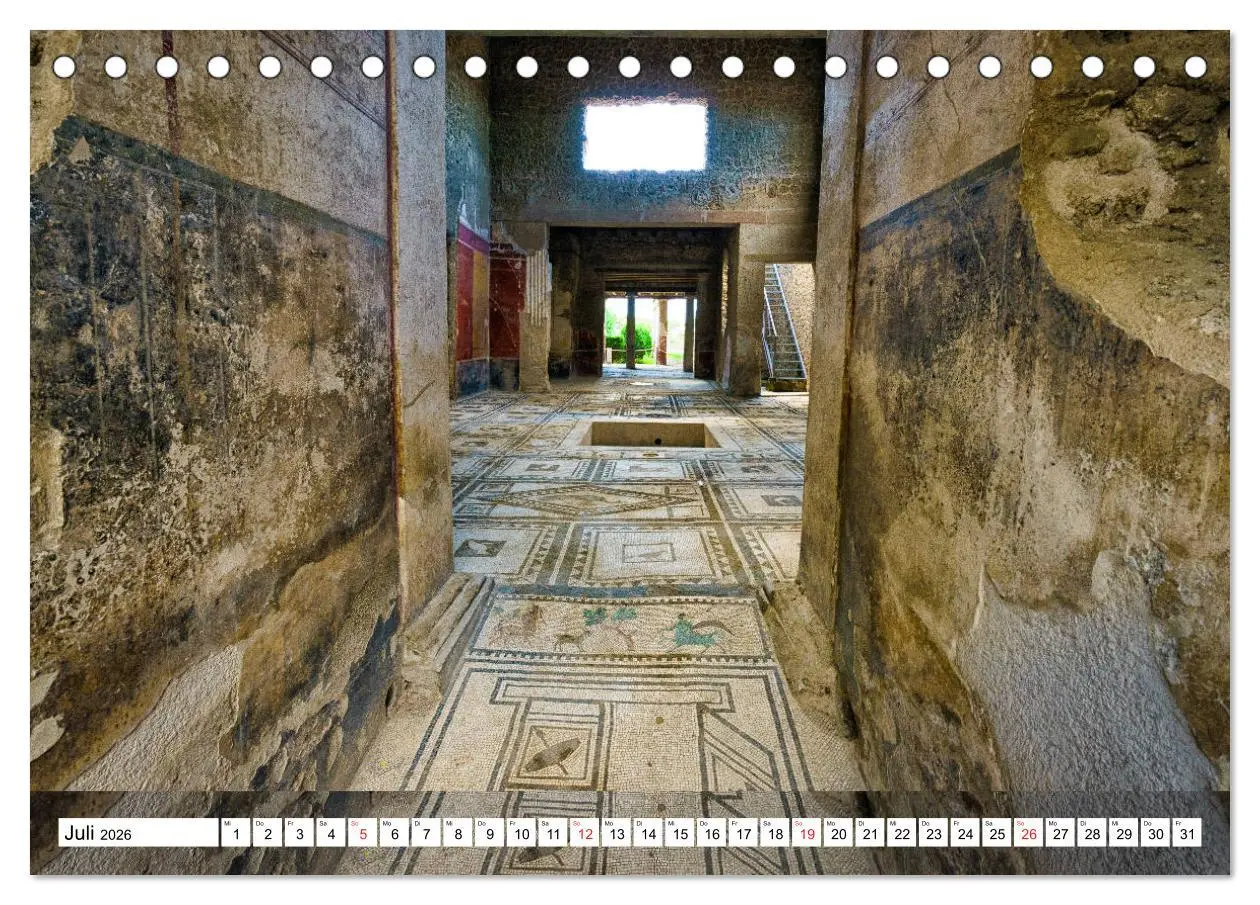 Bild: 9783457925362 | Versteinerte Stadt Pompeji (Tischkalender 2026 DIN A5 quer),...