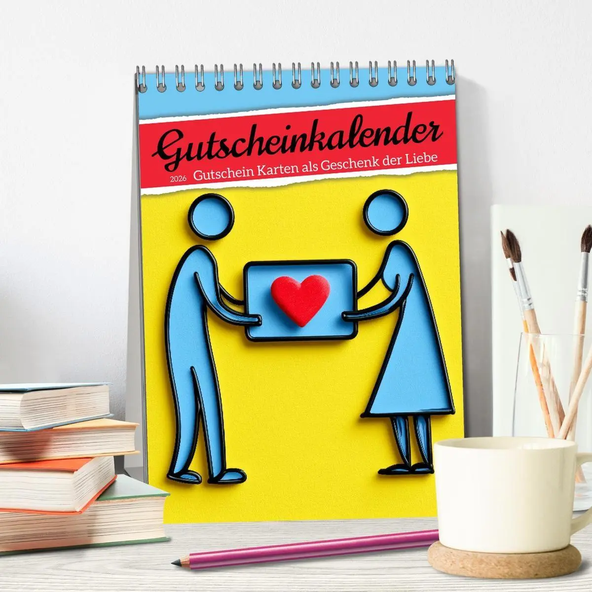Bild: 9783516705362 | Gutscheinkalender - Gutschein Karten als Geschenk der Liebe...