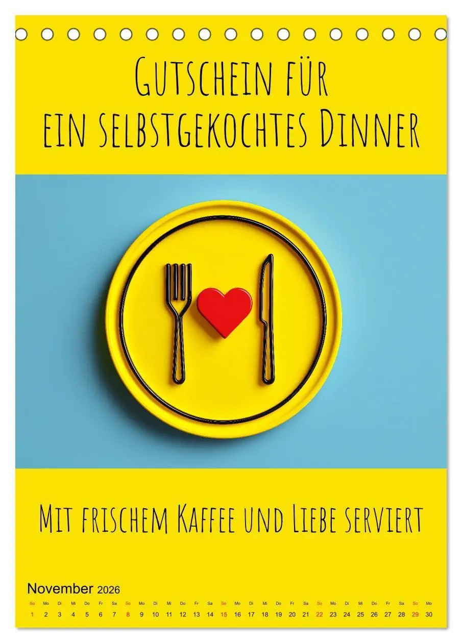 Bild: 9783516705362 | Gutscheinkalender - Gutschein Karten als Geschenk der Liebe...