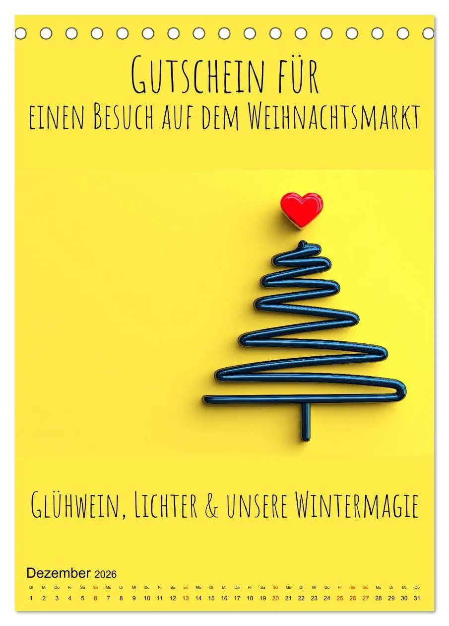 Bild: 9783516705362 | Gutscheinkalender - Gutschein Karten als Geschenk der Liebe...