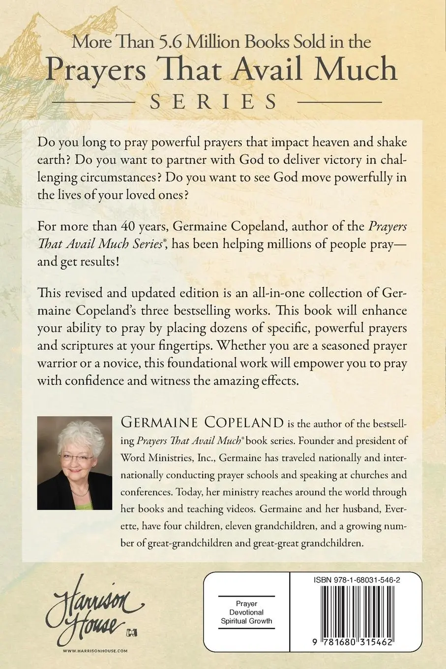 Rückseite: 9781680315462 | Prayers that Avail Much 40th Anniversary | Germaine Copeland | Buch