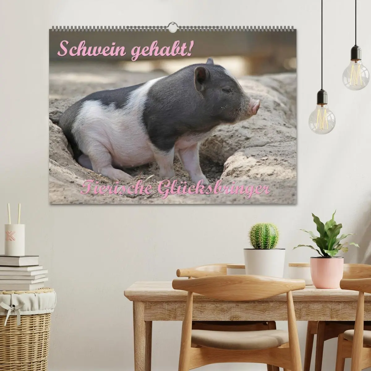 Bild: 9783516175462 | Schwein gehabt! (Wandkalender 2026 DIN A2 quer), CALVENDO...