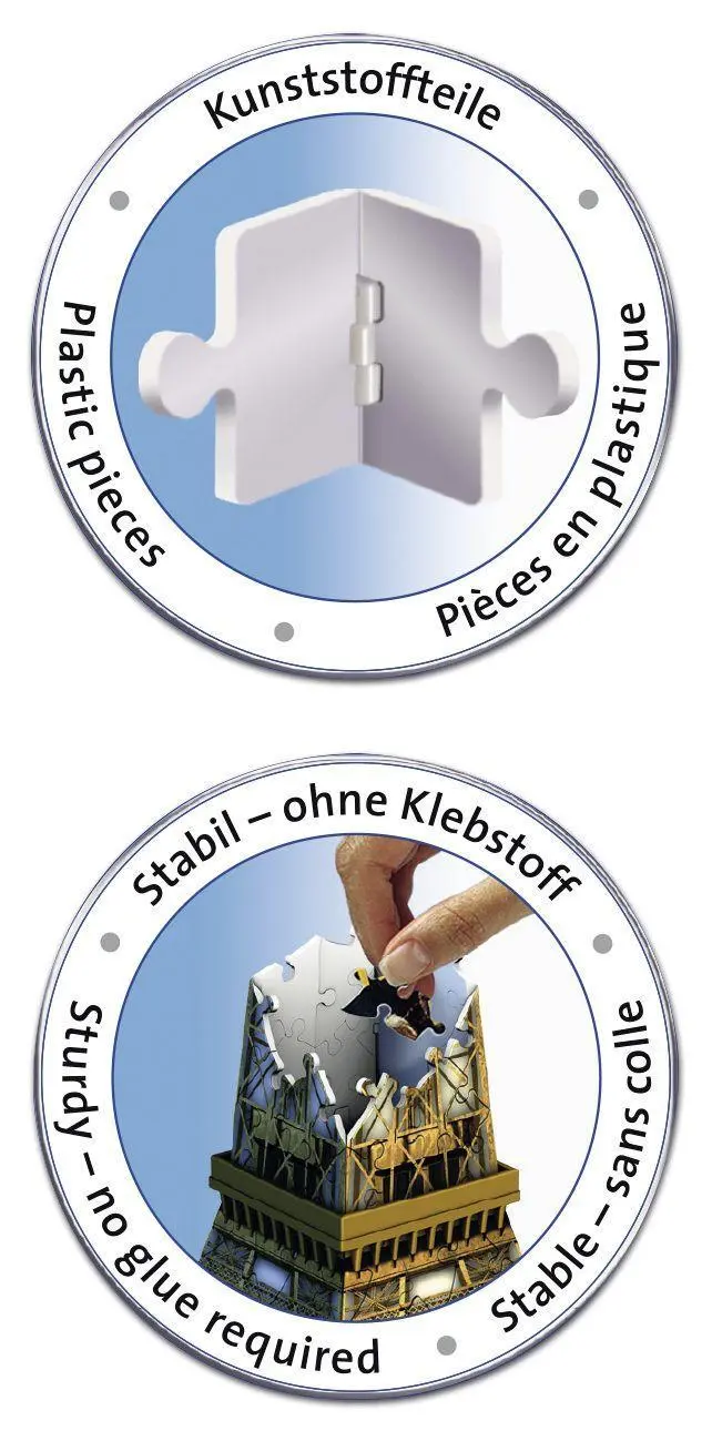 Bild: 4005556125562 | Eiffelturm. 3D Puzzle (216 Teile) | Spiel | 3D Puzzles | 12556 | 2011