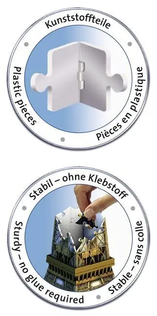 Bild: 4005556125562 | Eiffelturm. 3D Puzzle (216 Teile) | Spiel | 3D Puzzles | 12556 | 2011