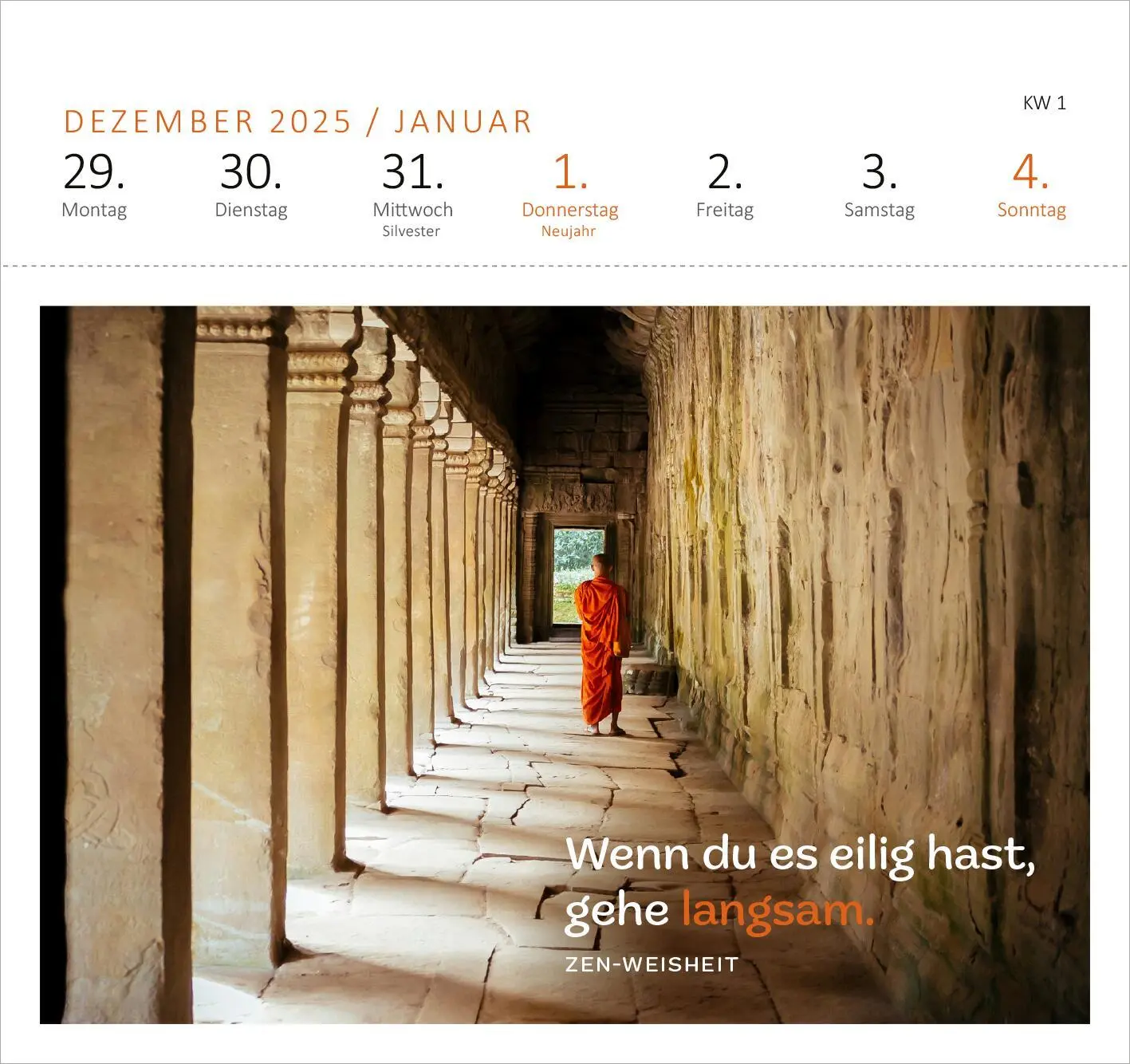 Bild: 4014489135562 | Postkartenkalender 365 Tage Achtsamkeit 2026 | Kalender | 108 S.