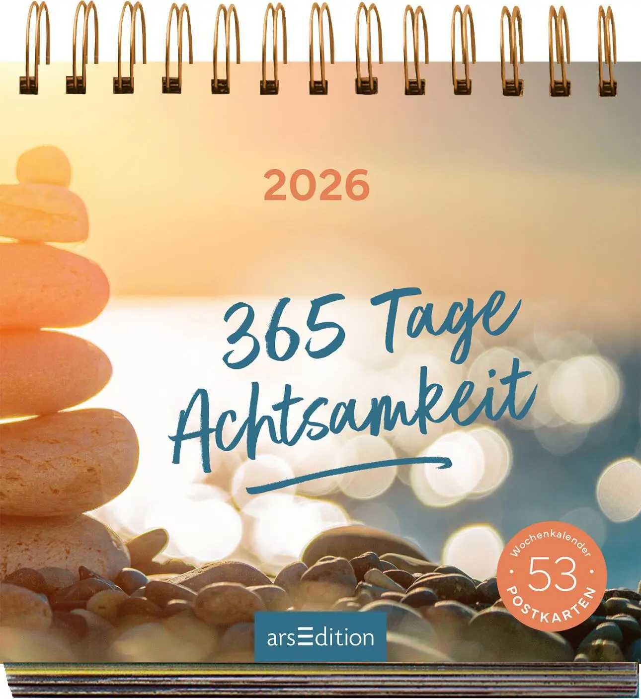 Bild: 4014489135562 | Postkartenkalender 365 Tage Achtsamkeit 2026 | Kalender | 108 S.