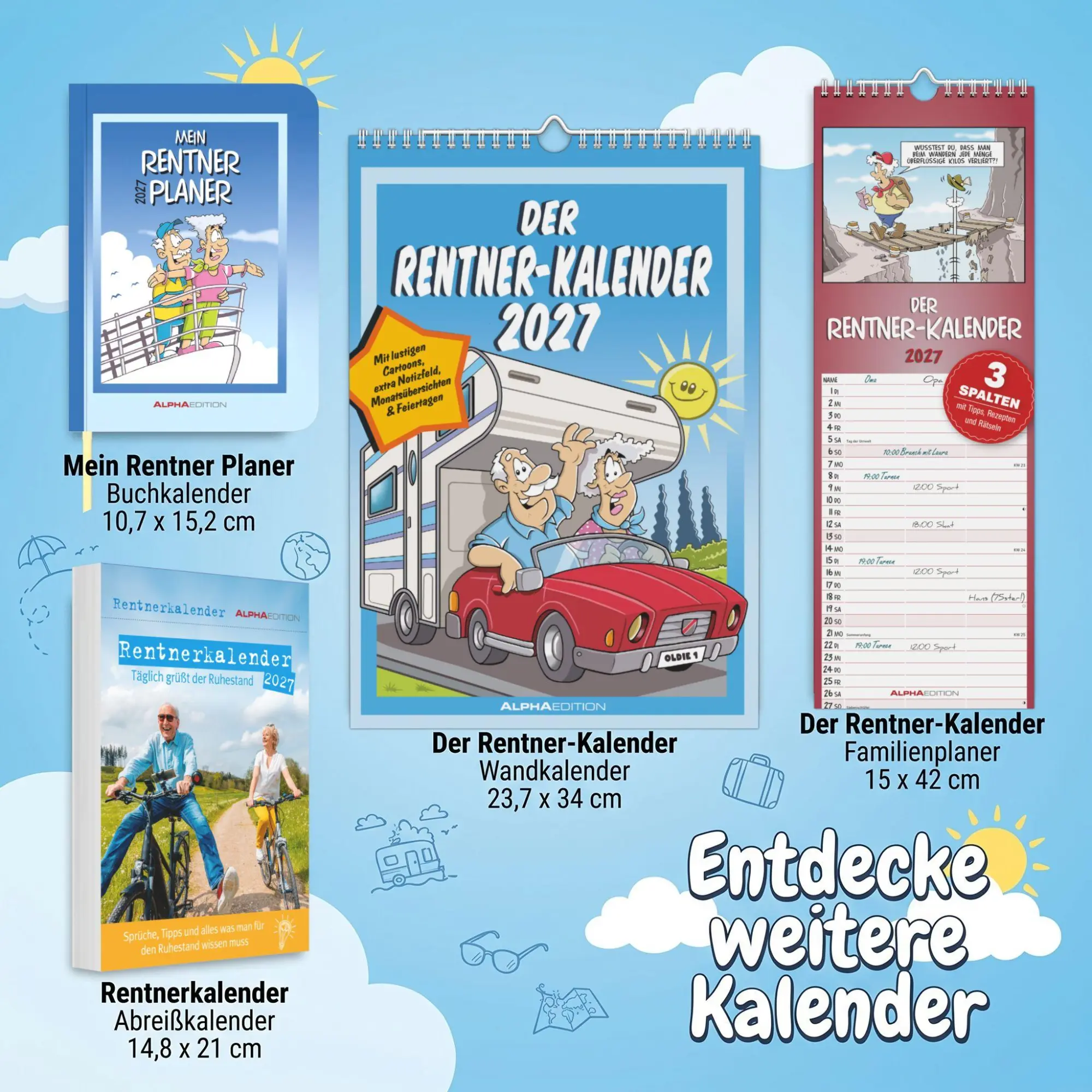 Bild: 4069095015562 | Rentnerkalender 2027 | Neumann Verlage GmbH &amp; Co KG | Kalender | 2027