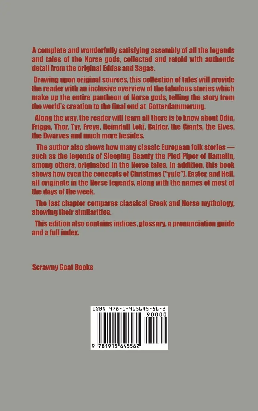Rückseite: 9781915645562 | Myths of the Norsemen from the Eddas and Sagas | H. A. Guerber | Buch
