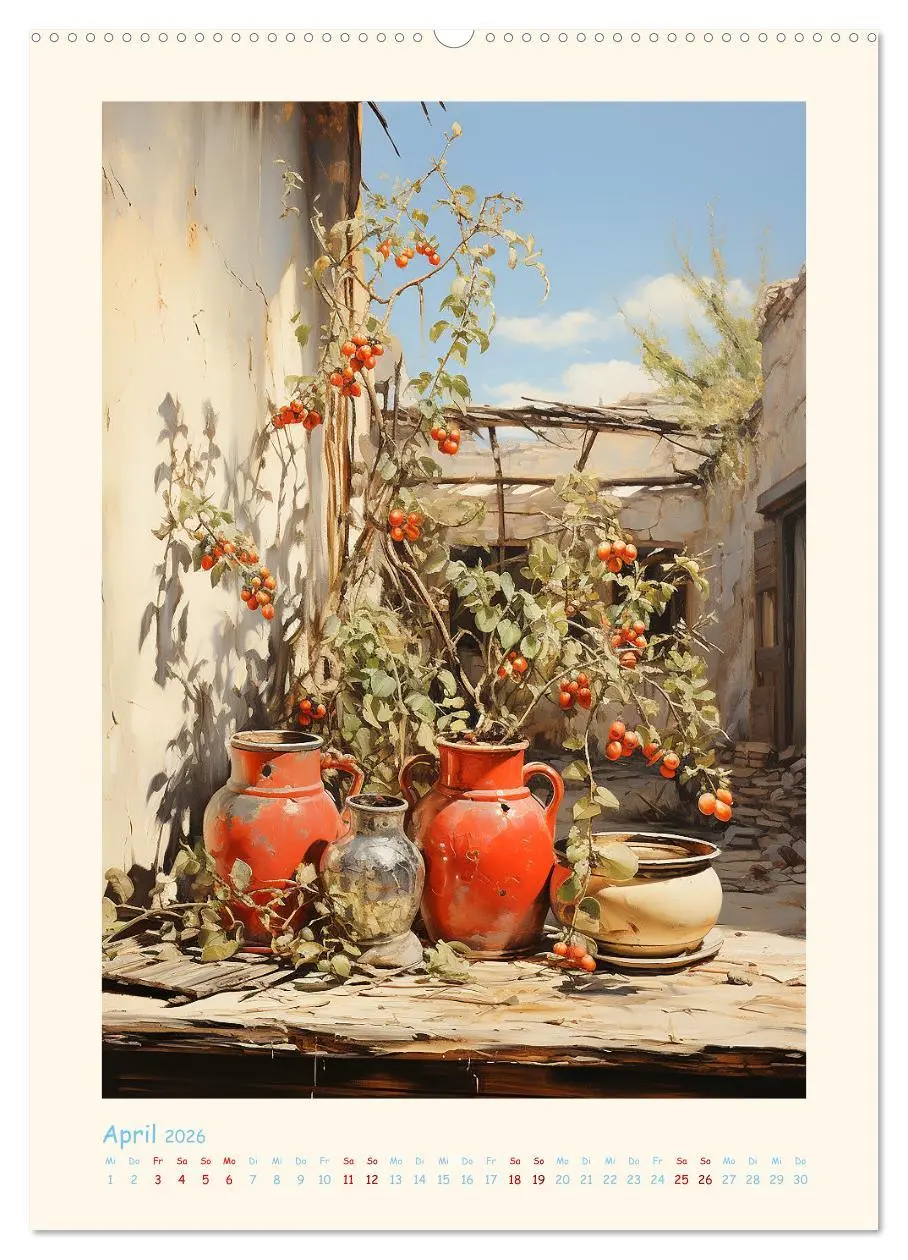 Bild: 9783516305562 | Bella Italia (Wandkalender 2026 DIN A2 hoch), CALVENDO Monatskalender