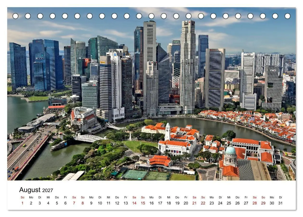 Bild: 9783569565562 | Singapur - Perle Südostasiens (Tischkalender 2027 DIN A5 quer),...