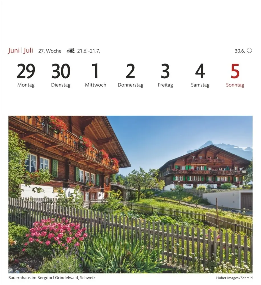 Bild: 9783840035562 | Alpen Sehnsuchtskalender 2026 - Wochenkalender mit 53 Postkarten