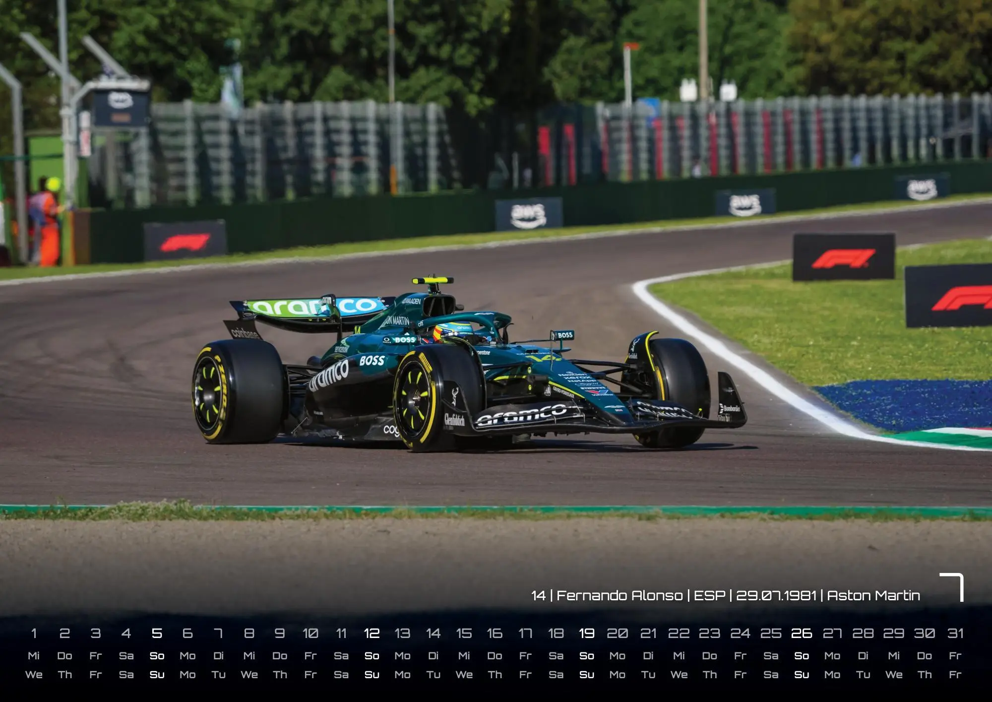 Bild: 9783986735562 | Formel 1 - Grand Prix - 2026 - F1 Kalender DIN A2 | GP-Fever. de
