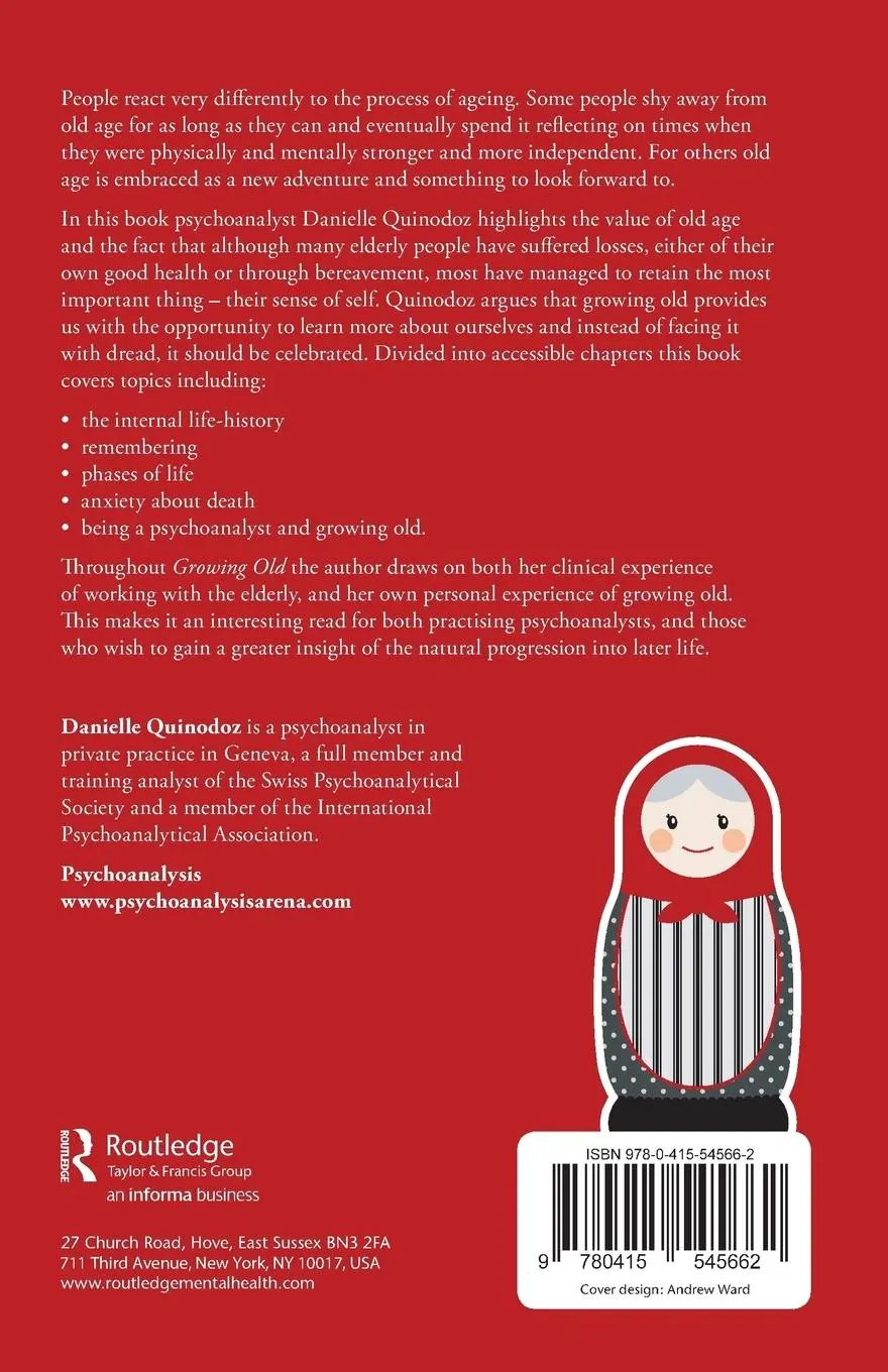 Rückseite: 9780415545662 | Growing Old | A Journey of Self-Discovery | Danielle Quinodoz | Buch