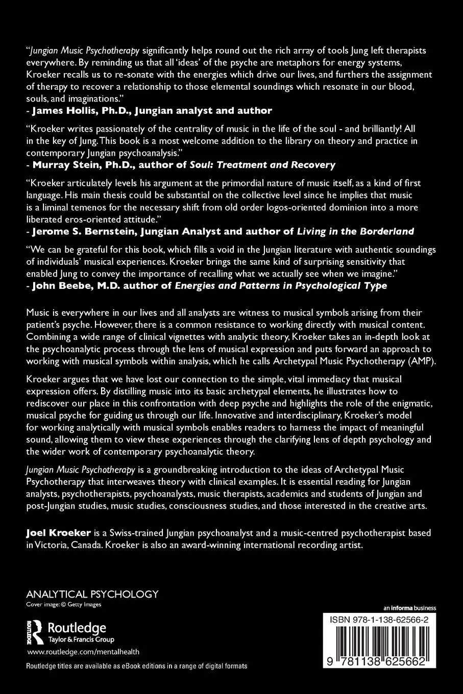 Rückseite: 9781138625662 | Jungian Music Psychotherapy | When Psyche Sings | Joel Kroeker | Buch