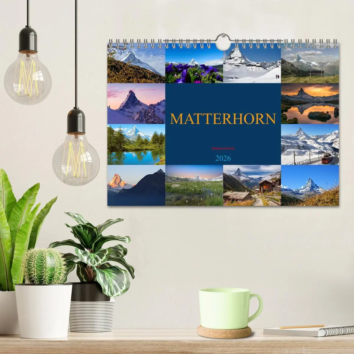 Bild: 9783457375662 | MATTERHORN Impressionen (Wandkalender 2026 DIN A4 quer), CALVENDO...