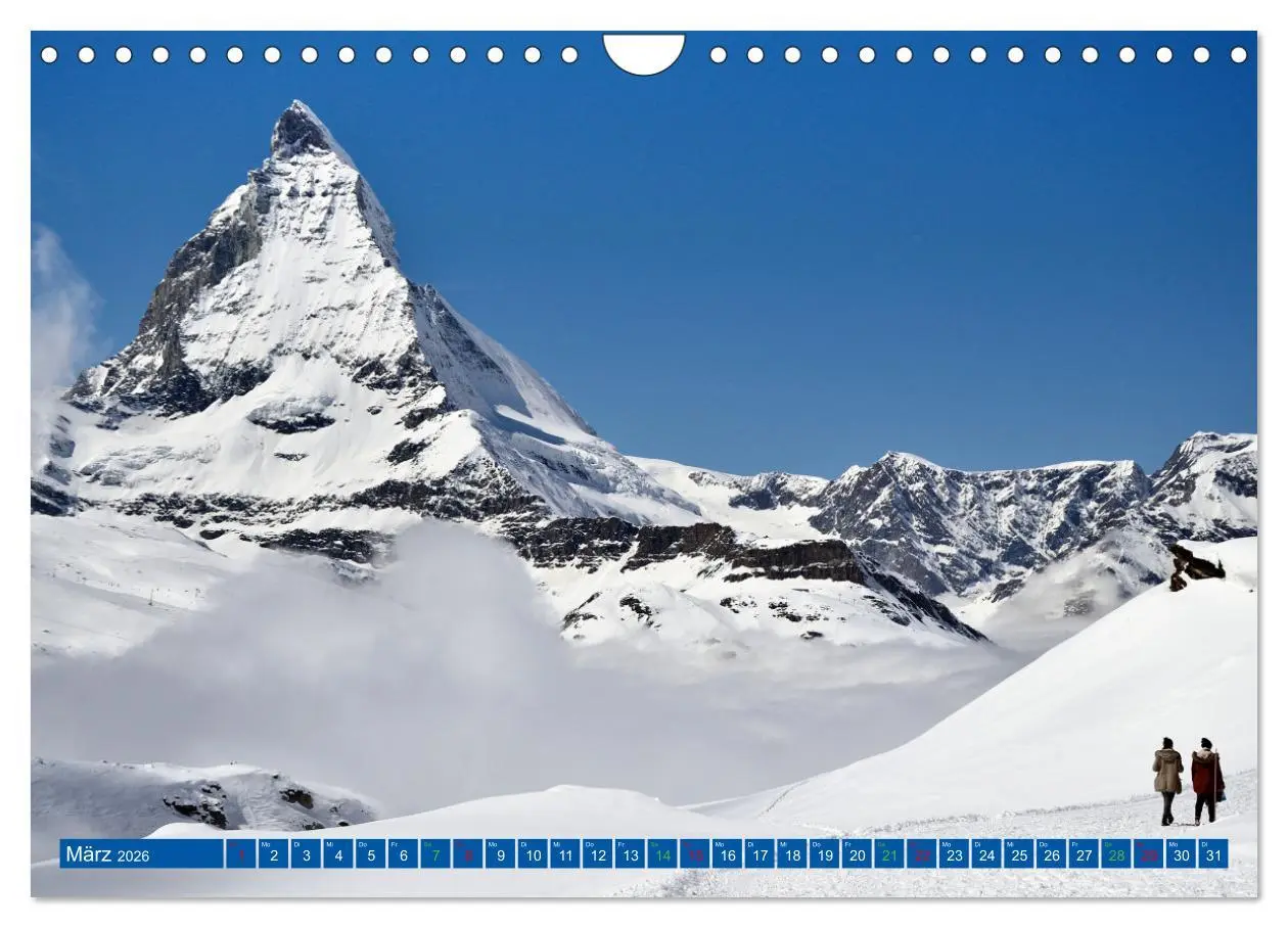 Bild: 9783457375662 | MATTERHORN Impressionen (Wandkalender 2026 DIN A4 quer), CALVENDO...
