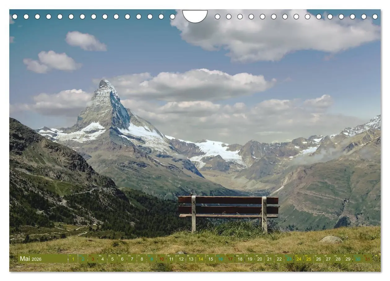 Bild: 9783457375662 | MATTERHORN Impressionen (Wandkalender 2026 DIN A4 quer), CALVENDO...