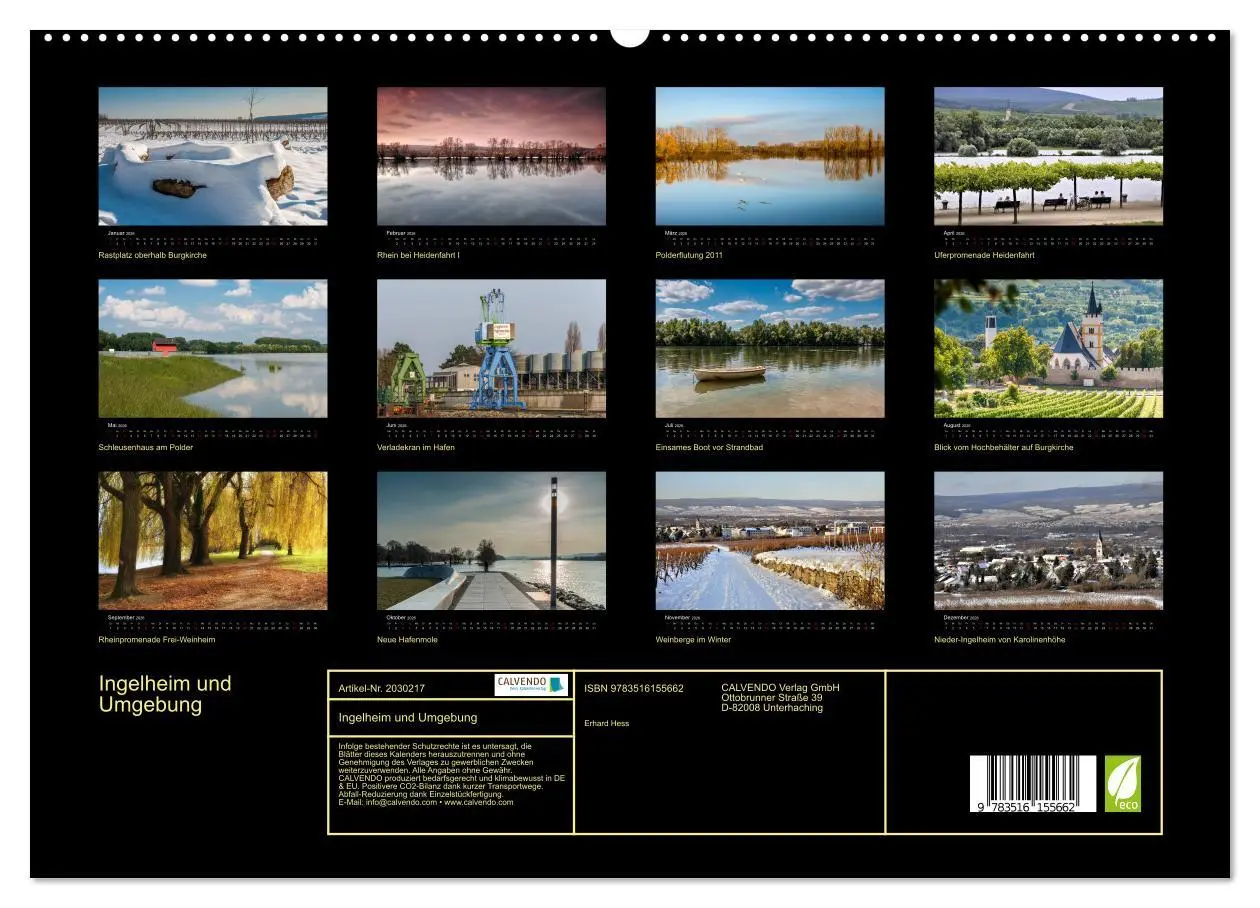 Bild: 9783516155662 | Ingelheim und Umgebung (hochwertiger Premium Wandkalender 2026 DIN...