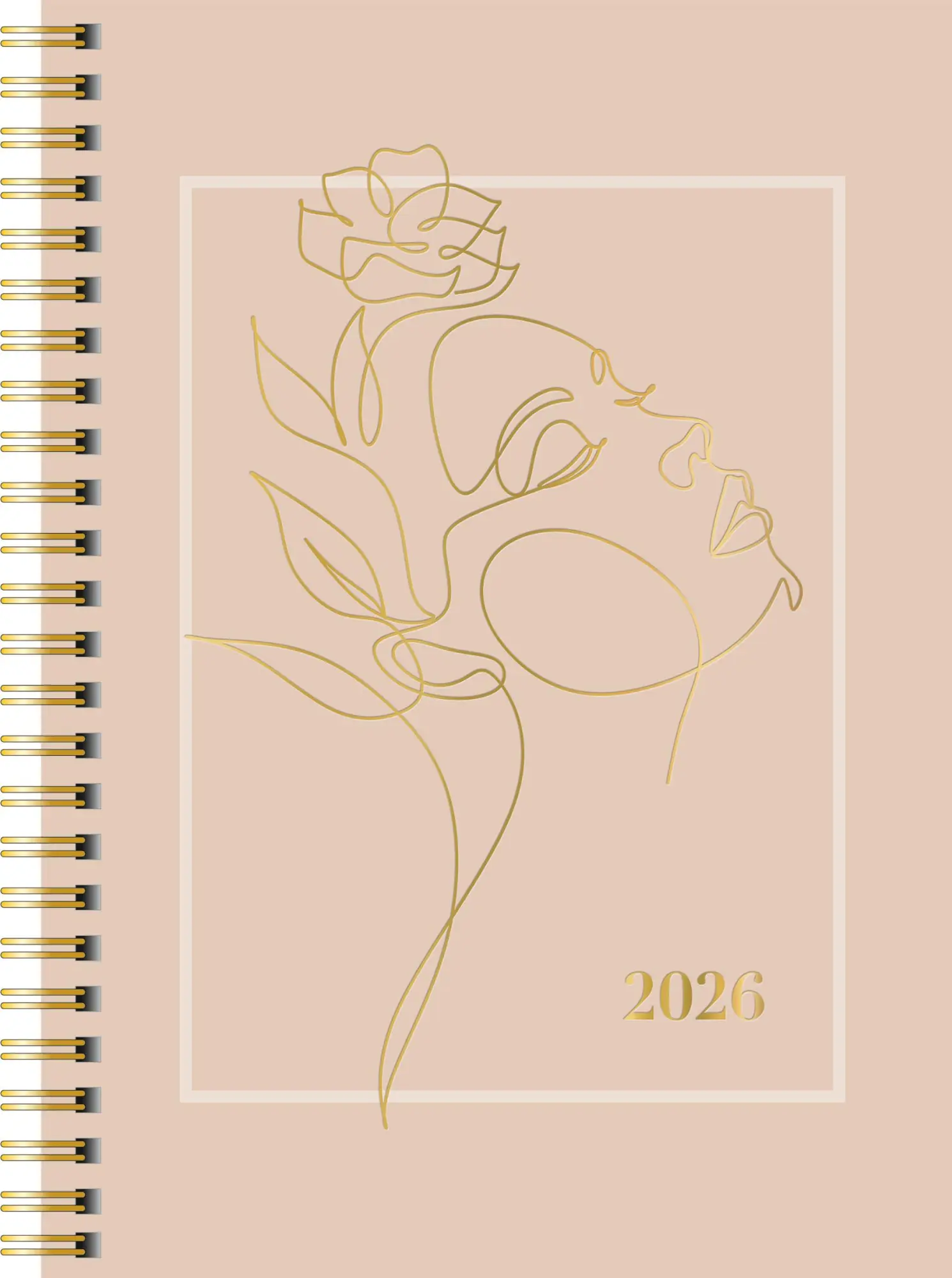 Cover: 4061947145762 | rido/idé 7021407026 Buchkalender Young Line 2026 "One Line" A5, Papier
