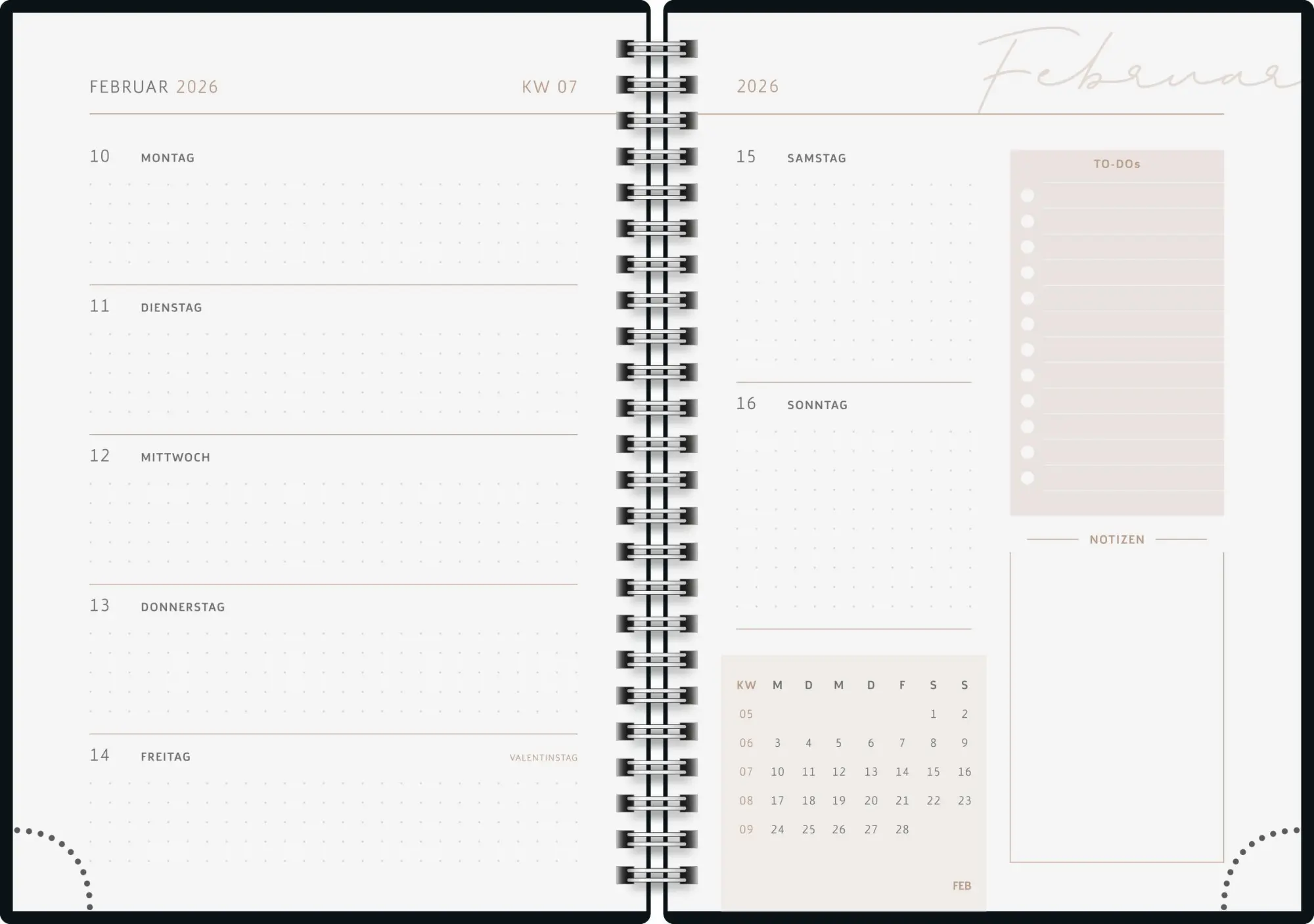 Bild: 4061947145762 | rido/idé 7021407026 Buchkalender Young Line 2026 "One Line" A5, Papier