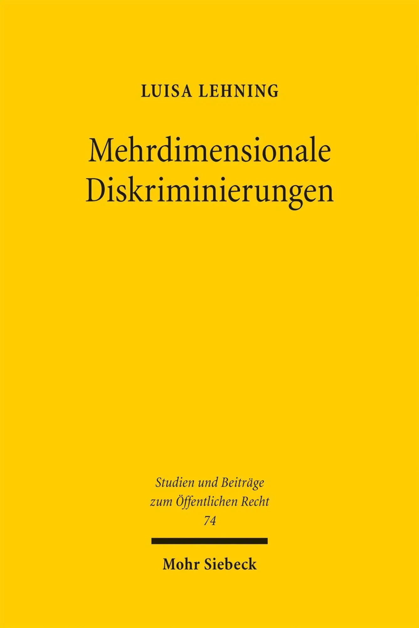 Mehrdimensionale Diskriminierungen